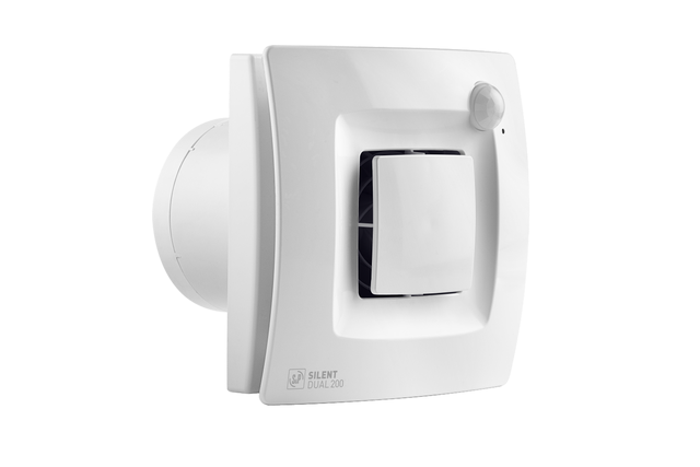 BUMSOU Extractor De Baño 100mm Con Sensor De Humedad Y Temperatura – Temporizador, Silencioso (34dB), 130m³/h, Control Inteligente