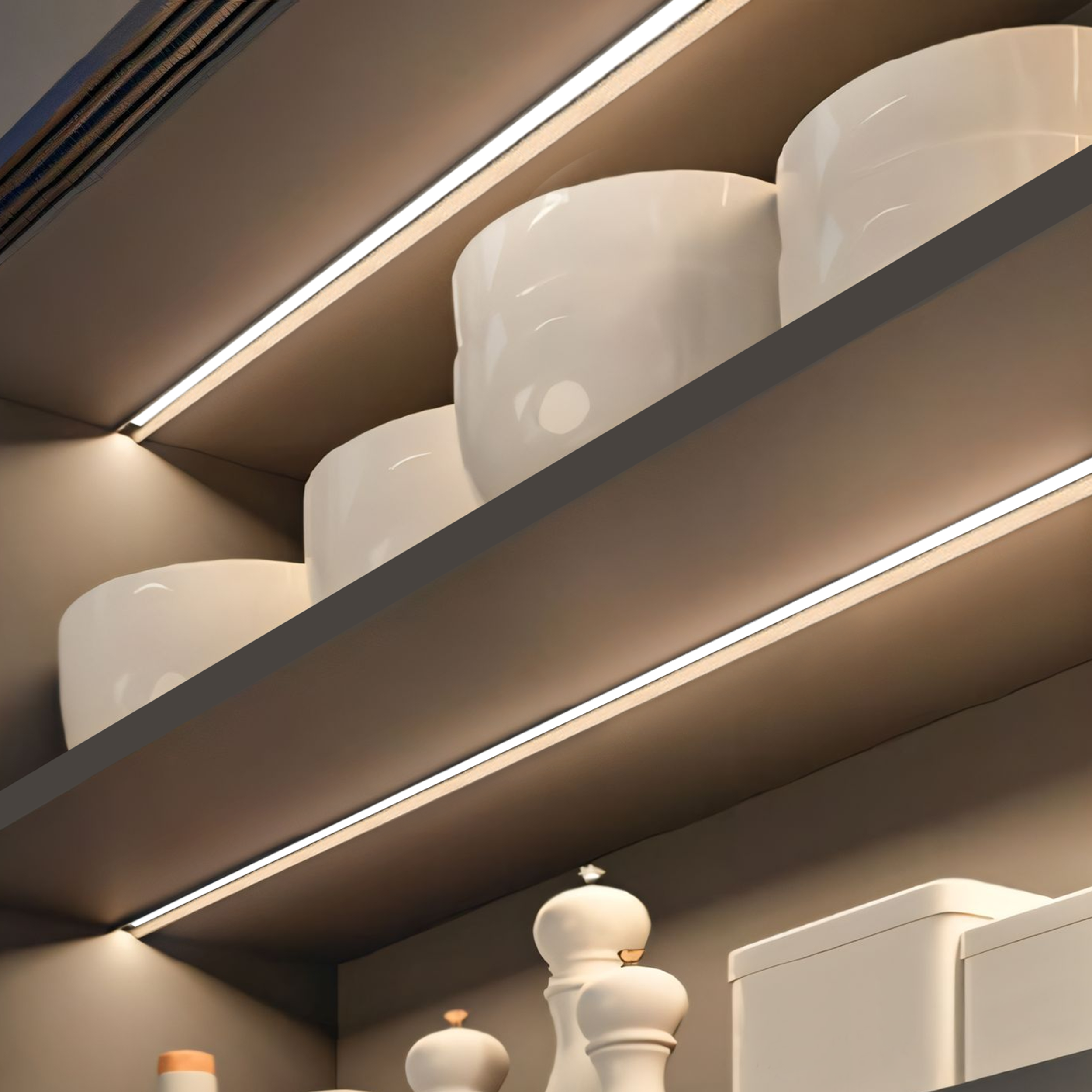 Tira led luminaria lineal corte libre 900 lm luz blanco neutro 1 m ip20