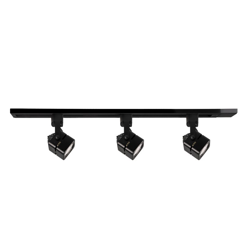 Zestaw szynowy Vienna czarny 3 x GU10 Sanico