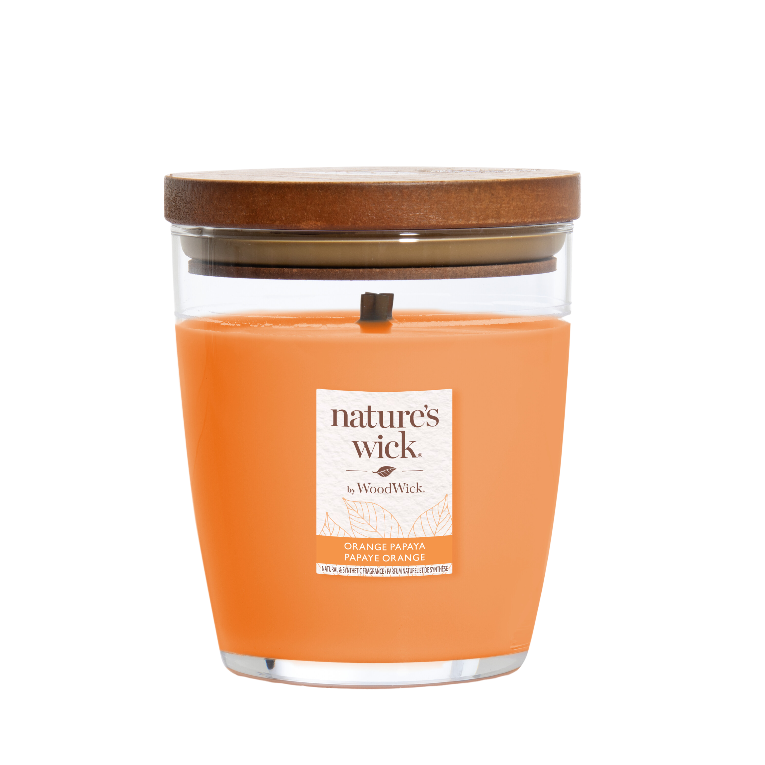 Świeca zapachowa w szkle Orange &amp; Papaya Woodwick