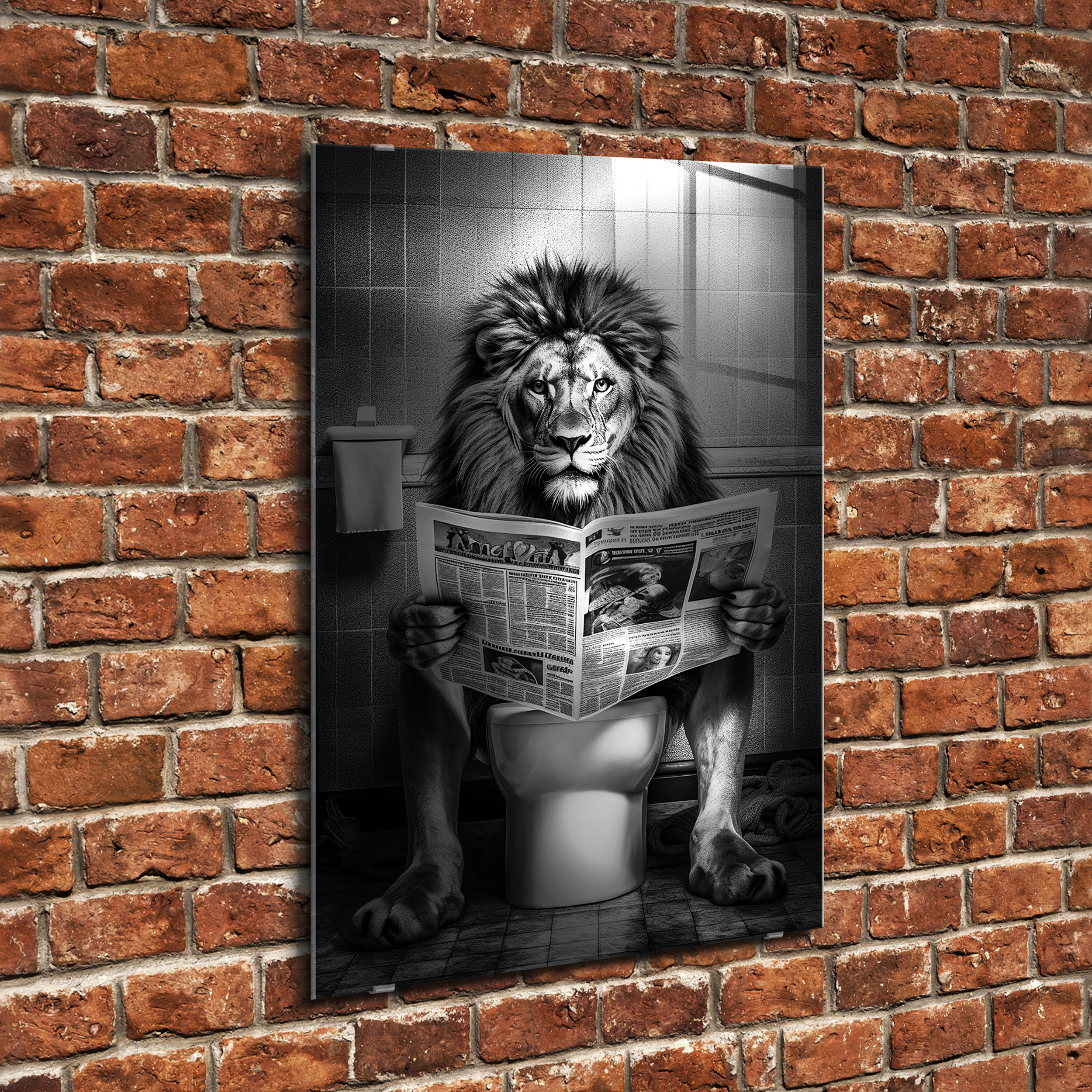 Obraz na szkle Metallic Mufasa 70 x 100 cm - 4