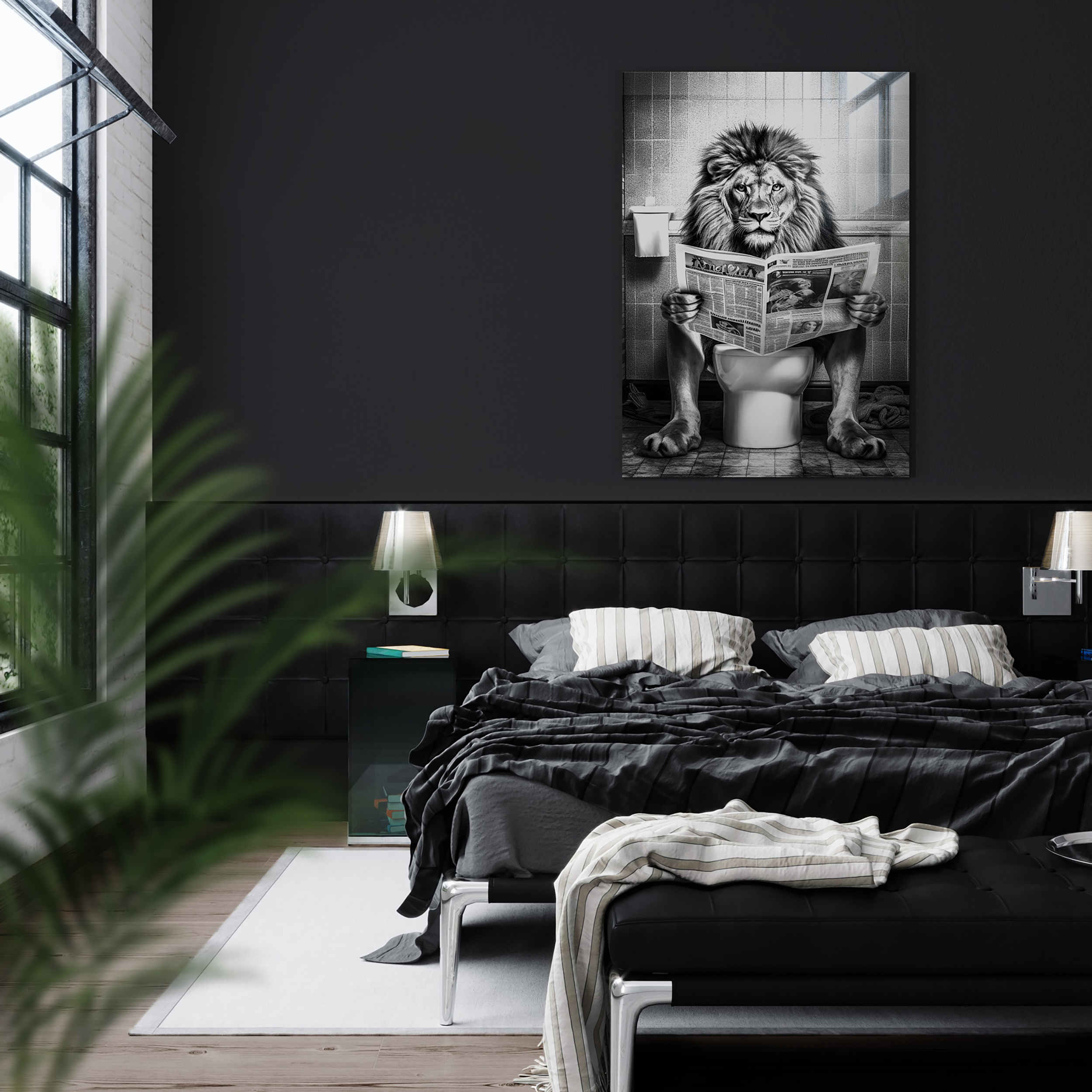 Obraz na szkle Metallic Mufasa 70 x 100 cm - 3