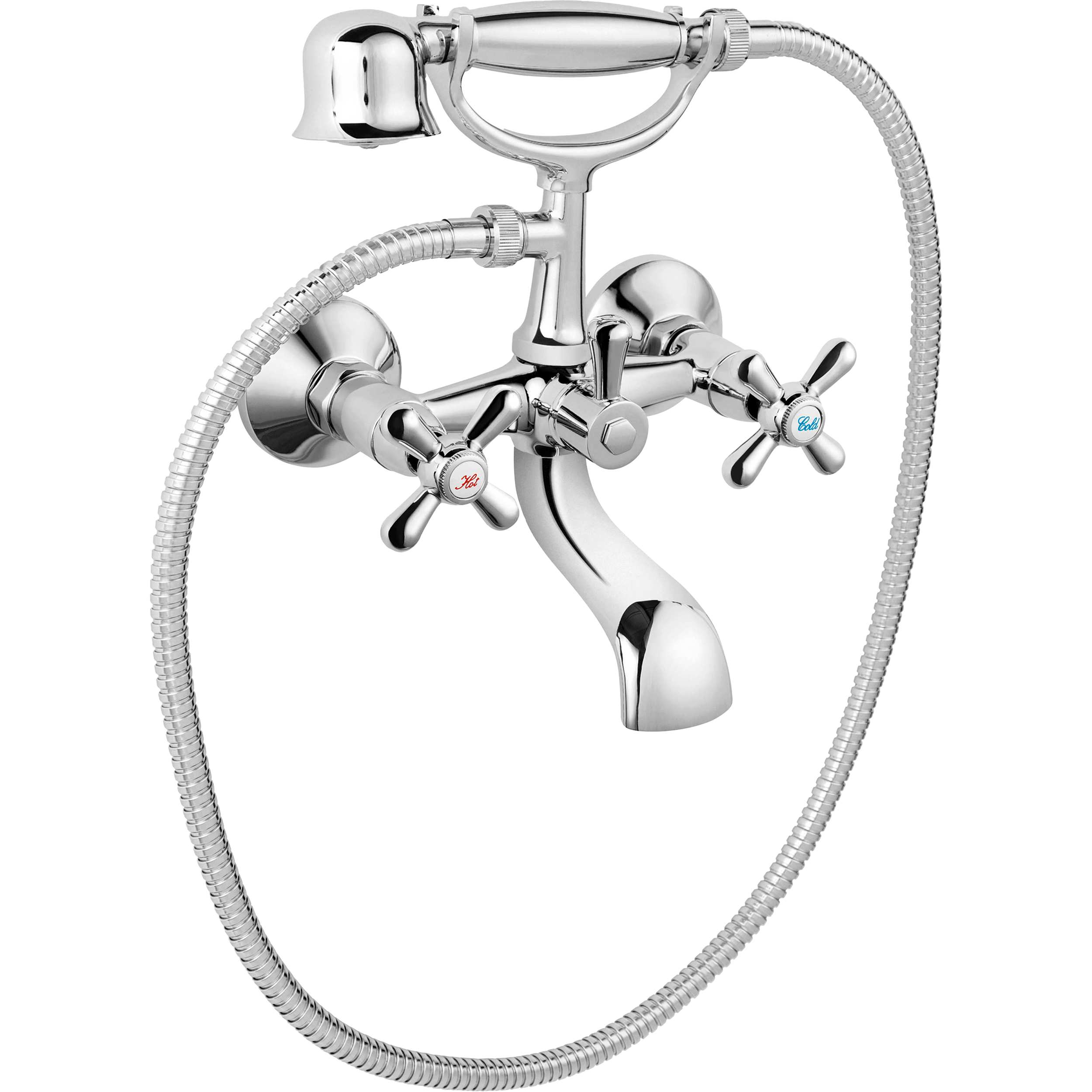 Bateria wannowa chrom Retro New Ferro