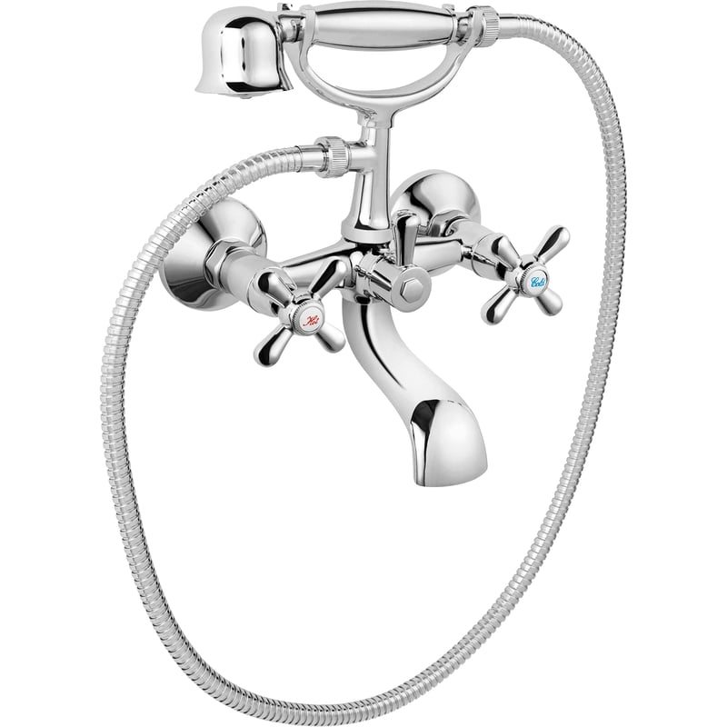 Bateria wannowa chrom Retro New Ferro