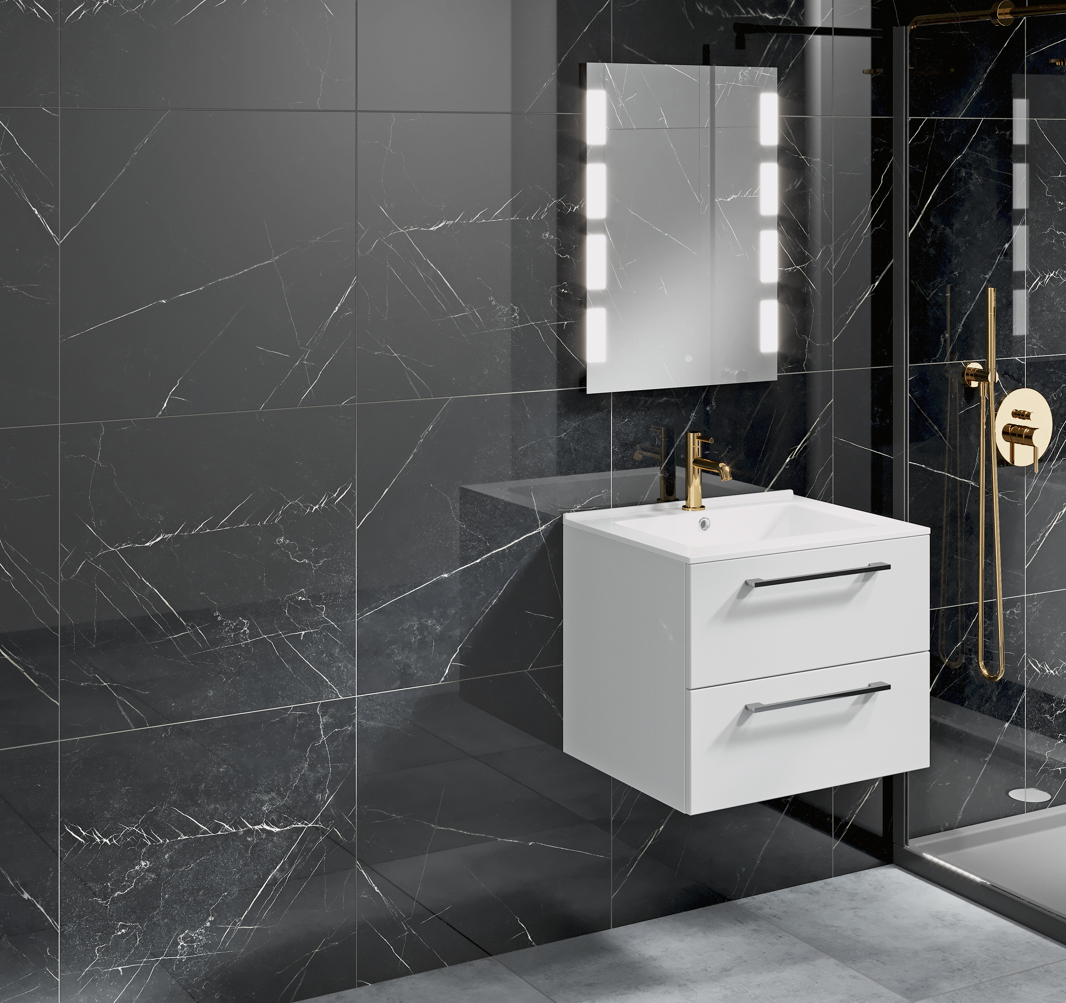 Lustro z wbudowanym oświetleniem IKAR 50 x 70 VENTI - 7