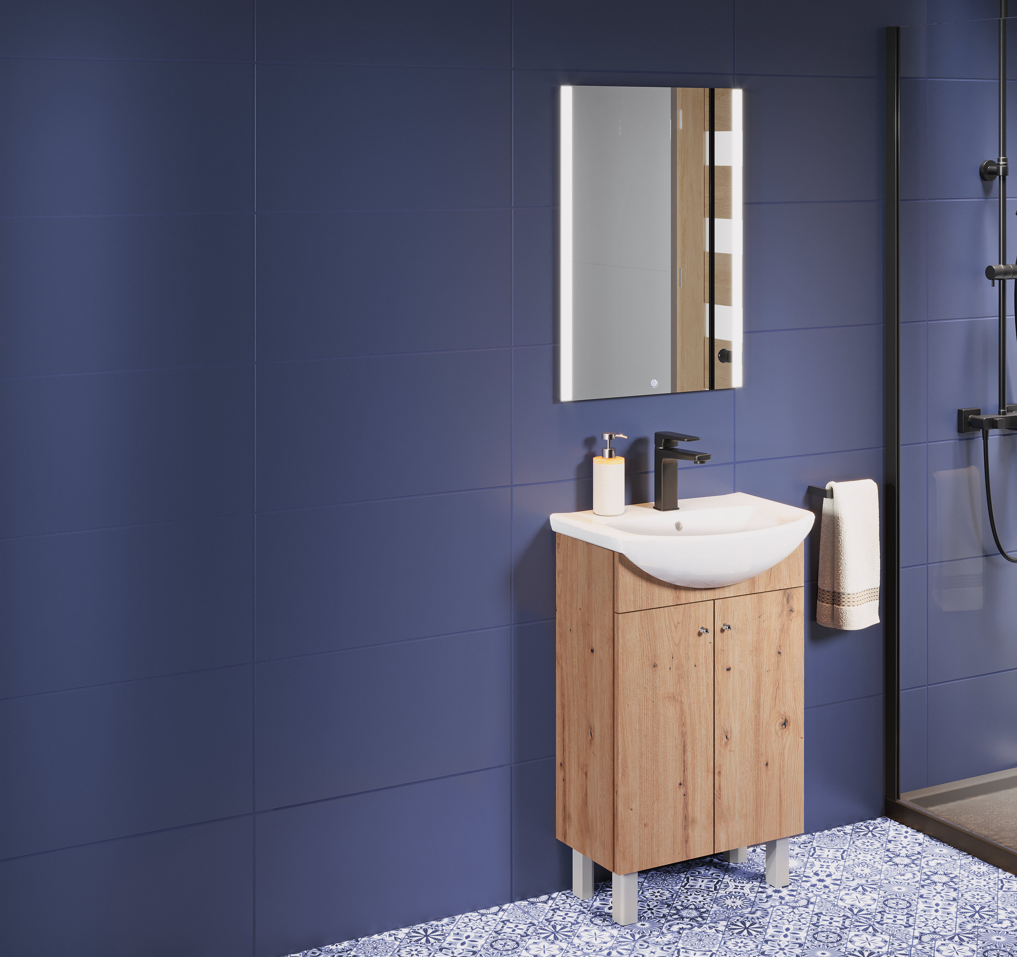 Zestaw mebli łazienkowych z umywalką 50 LUKA NEW SENSEA - 3