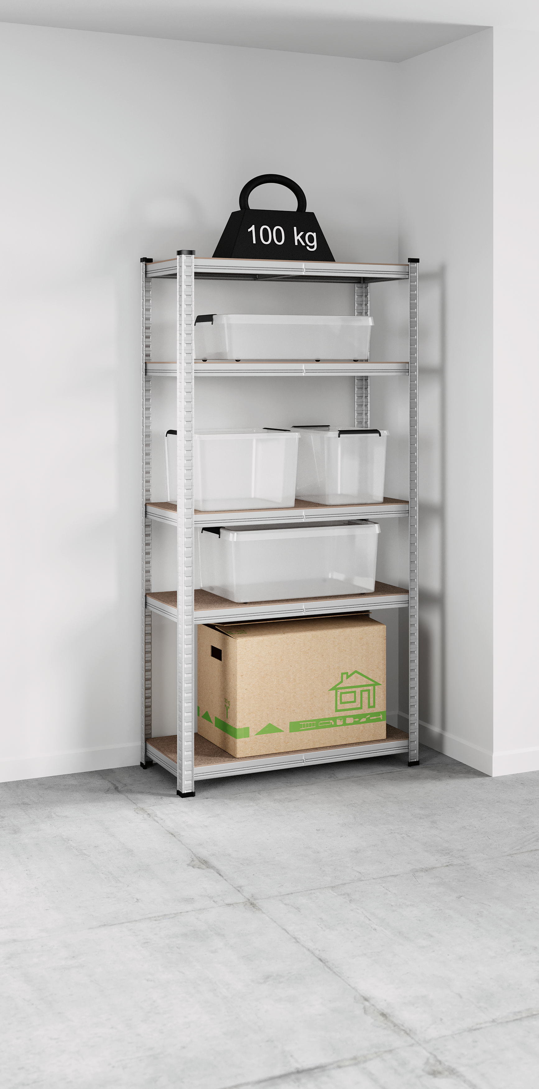 Pudło przeprowadzkowe 81 l 58 x 35 x 40 cm - 6