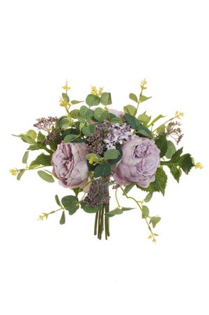 Ramo di rose artificiali SYLVANA, bianco, 60cm