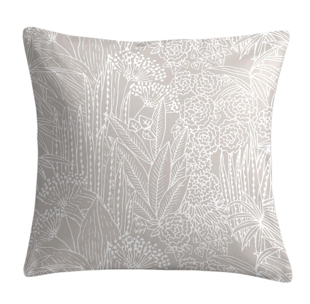 Housse de coussin Orphée, blanc mat L.45 x l.45 cm | Leroy Merlin