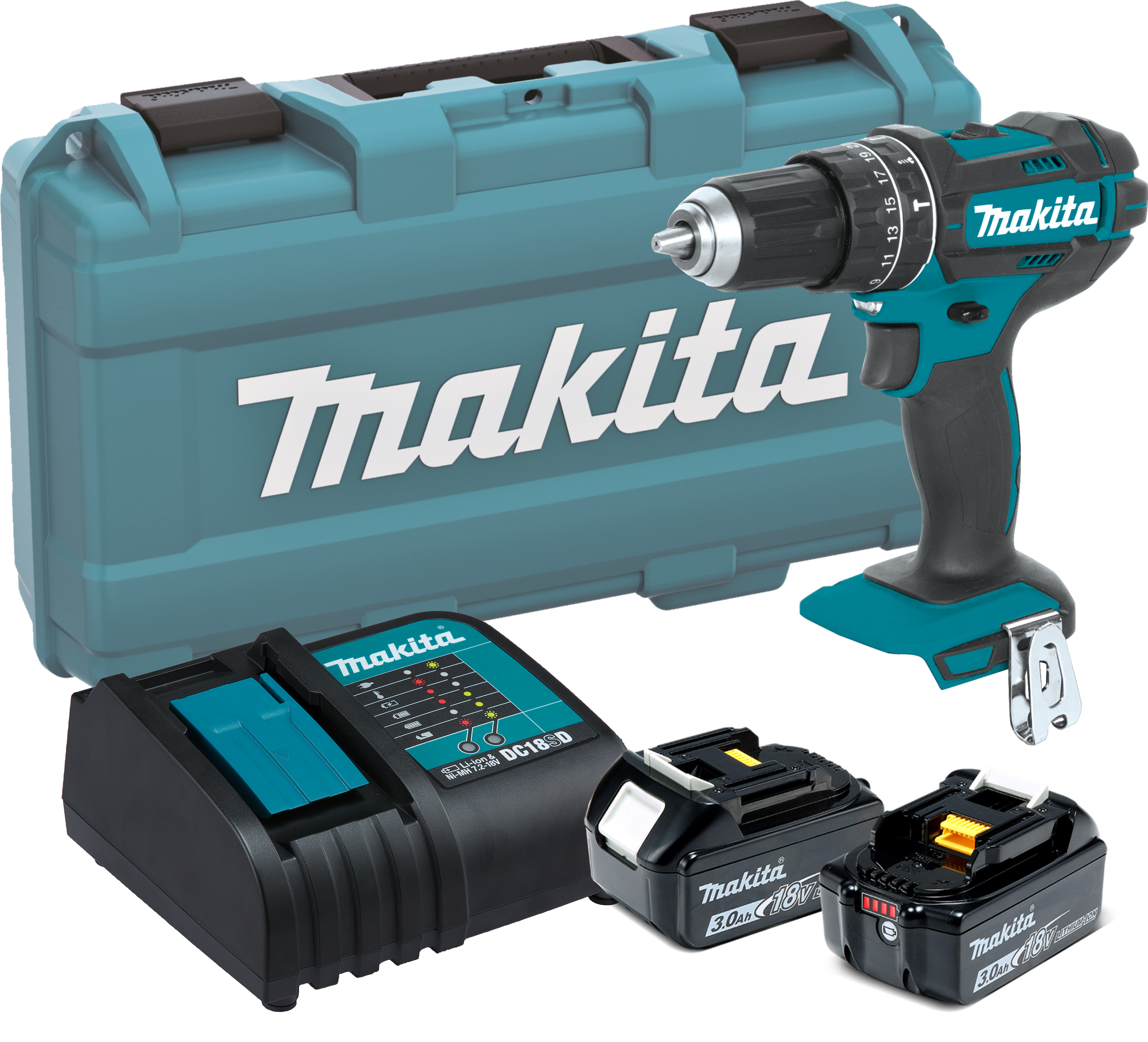 まりえ MAKITA DDF486ZJ BODY akumulatorowa wiertarko-wkrętarka 130Nm