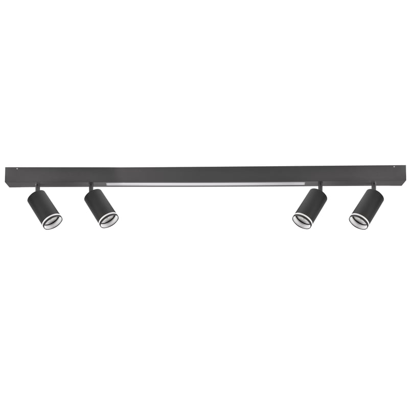 Listwa reflektorowa Paris czarna 4 x GU10 800 lm LED Goldlux