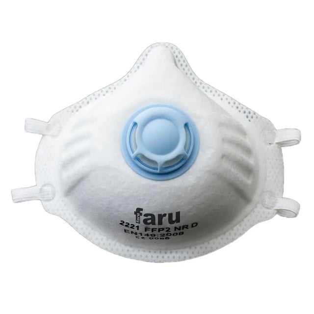 Mascarilla con  válvula FFP2V