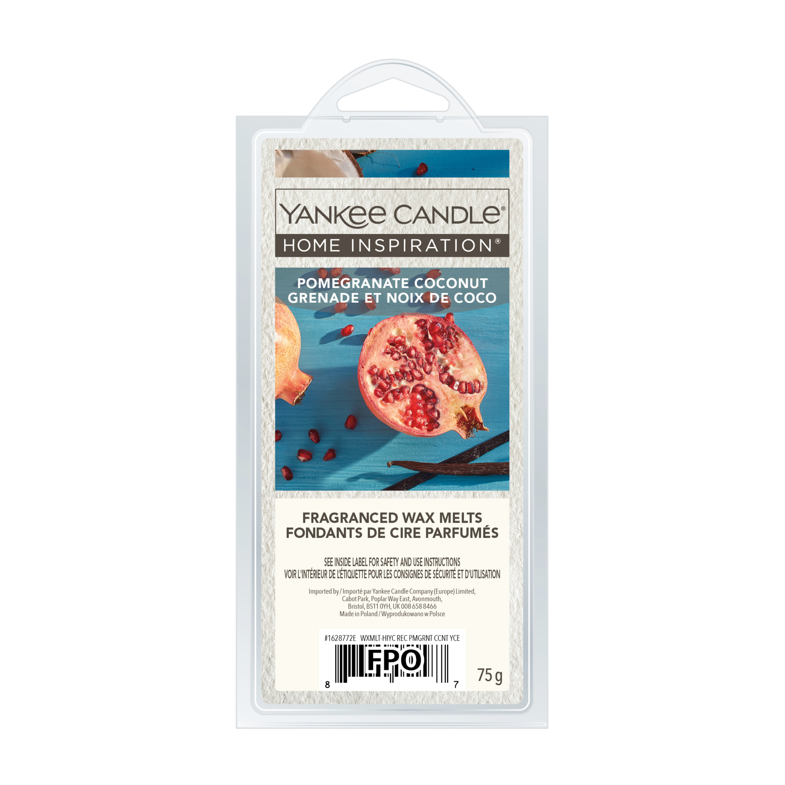 Wosk zapachowy do kominka Pomegranate Coconut Yankee Candle