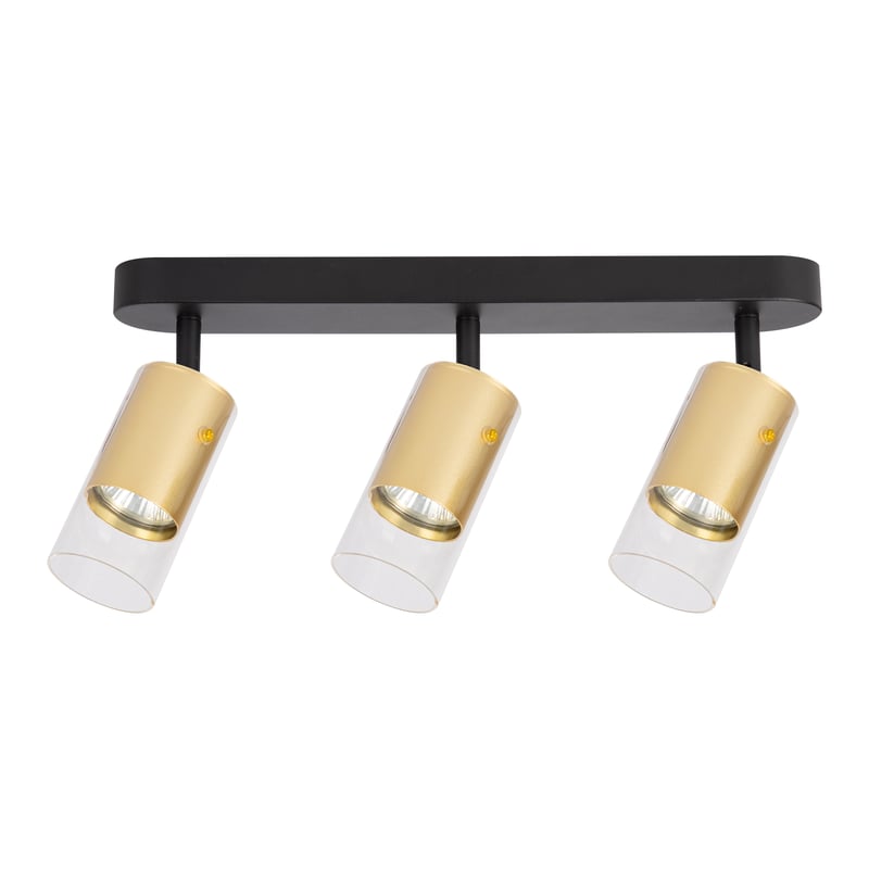 Listwa reflektorowa Ricky złota 3 x GU10 Milagro
