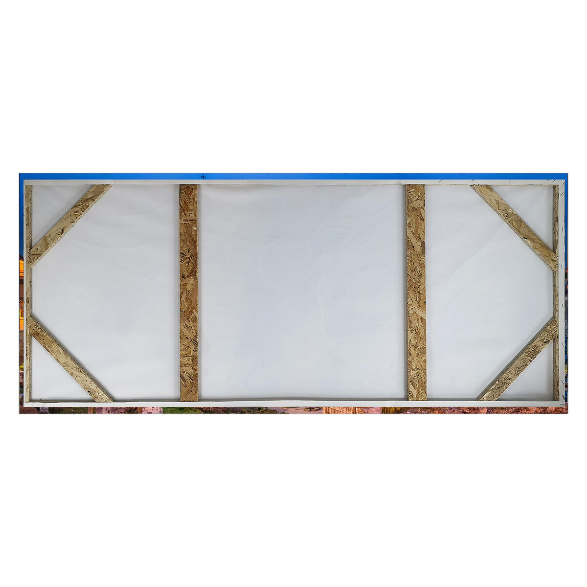 Quadro su tela Roma Colosseo e traffico notte, multicolore 143 x 65 cm - 4