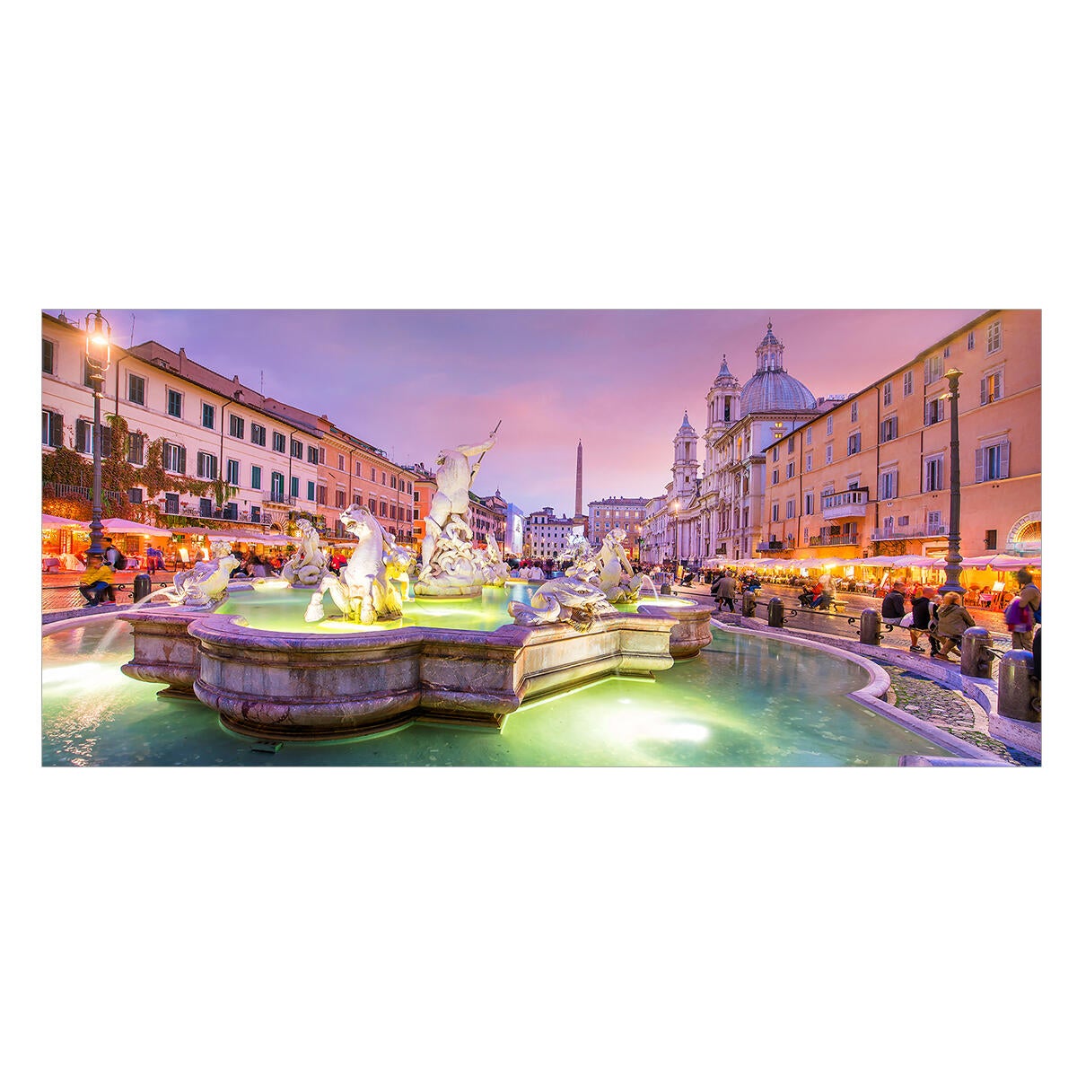 Roma Piazza Navona fontana Nettuno