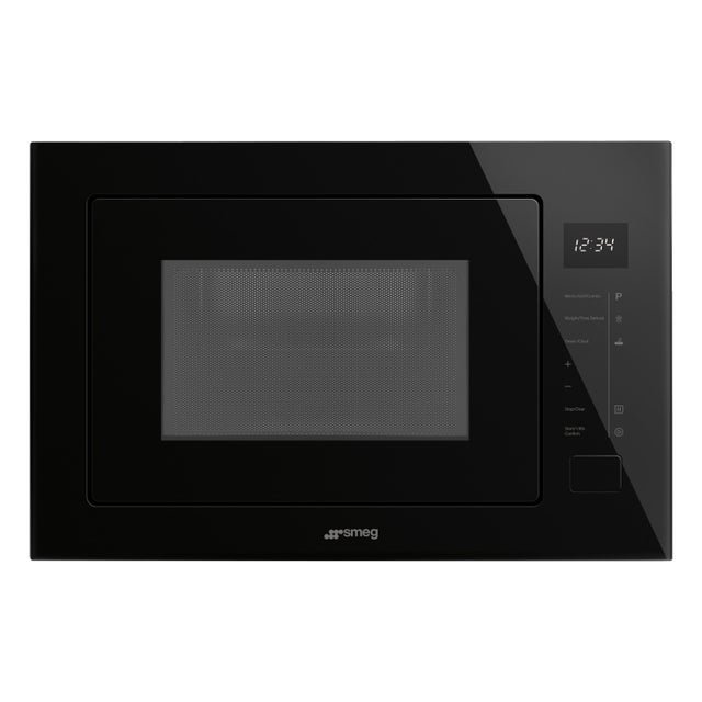 Micro-ondes Grill intégrable 25 Litres SMEG FMI025BFR Noir