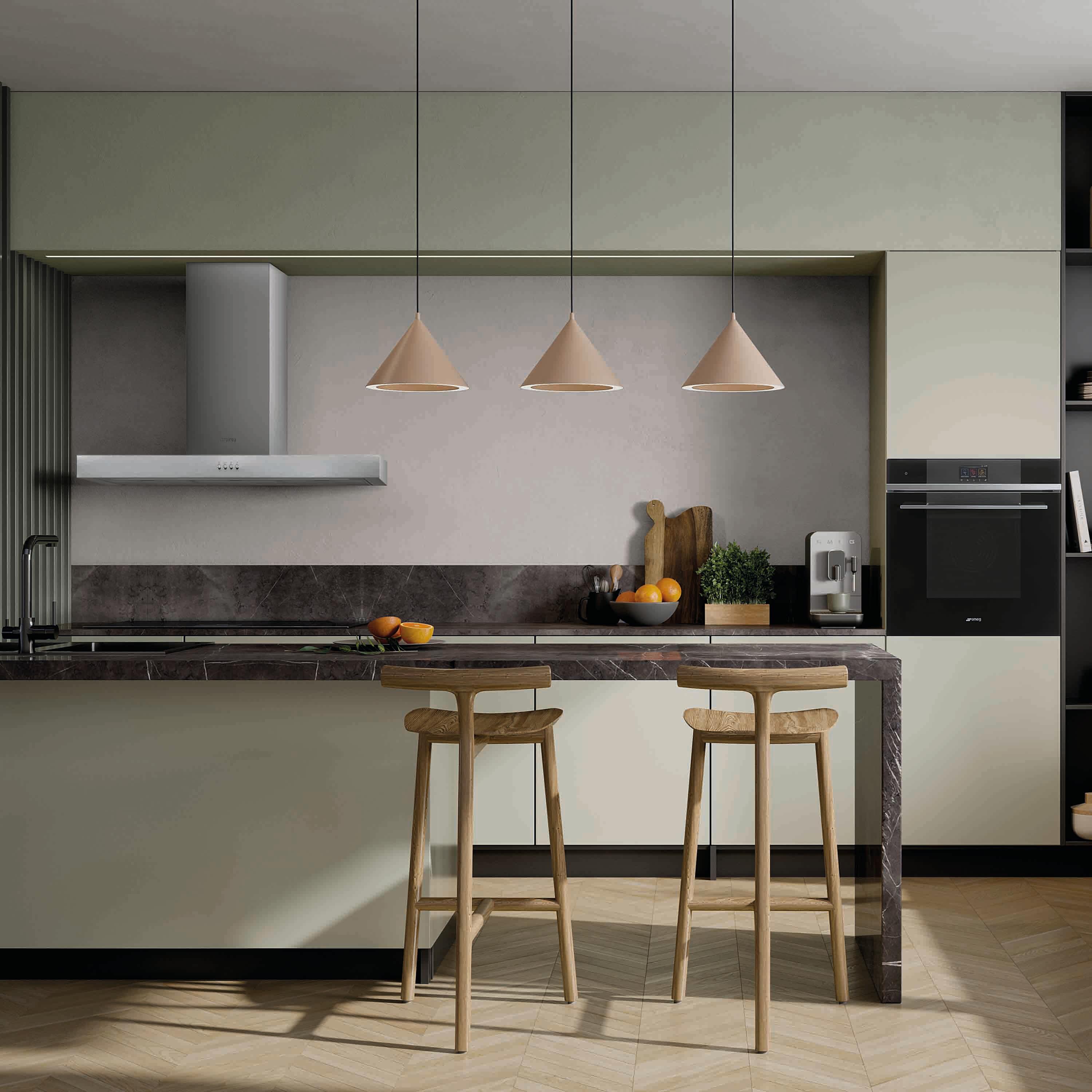 Hotte box l.90 cm SMEG KATE900CEX Inox Gris - 3