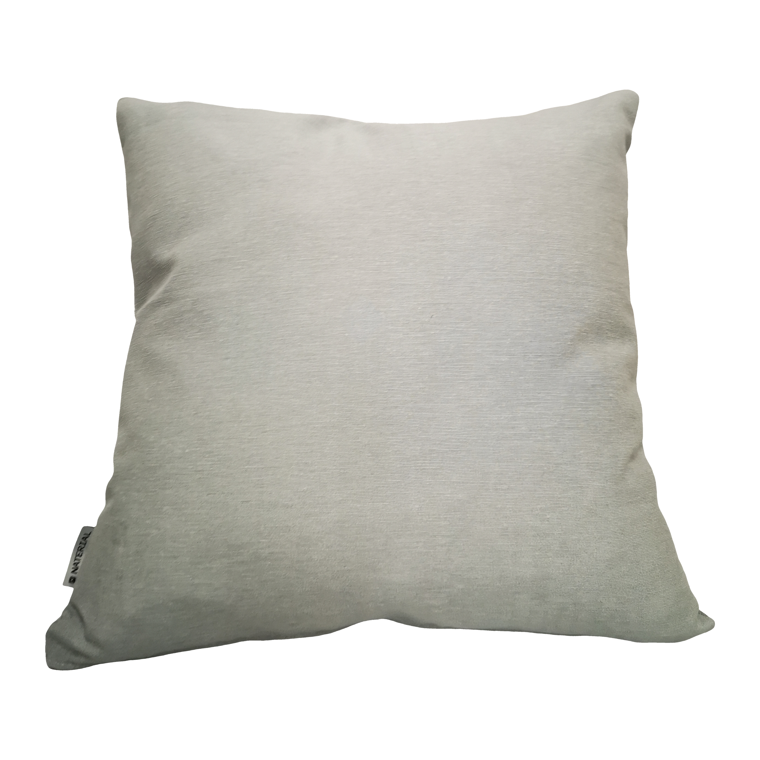 Almofada quadrada 40x40x8 cm azul cinza Naterial Soft - 2