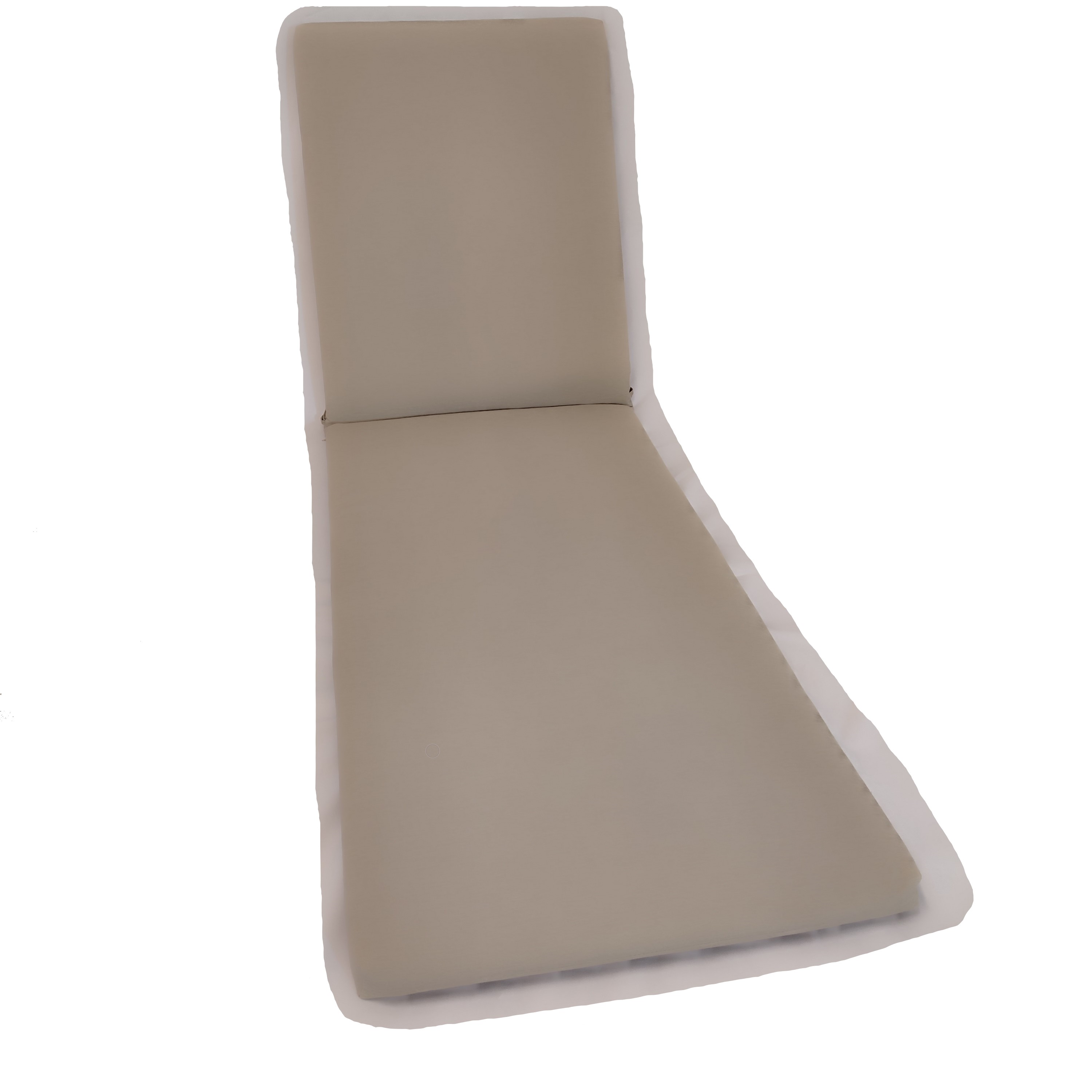Cojín de tumbona Comfort marrón 55x185 cm - 2