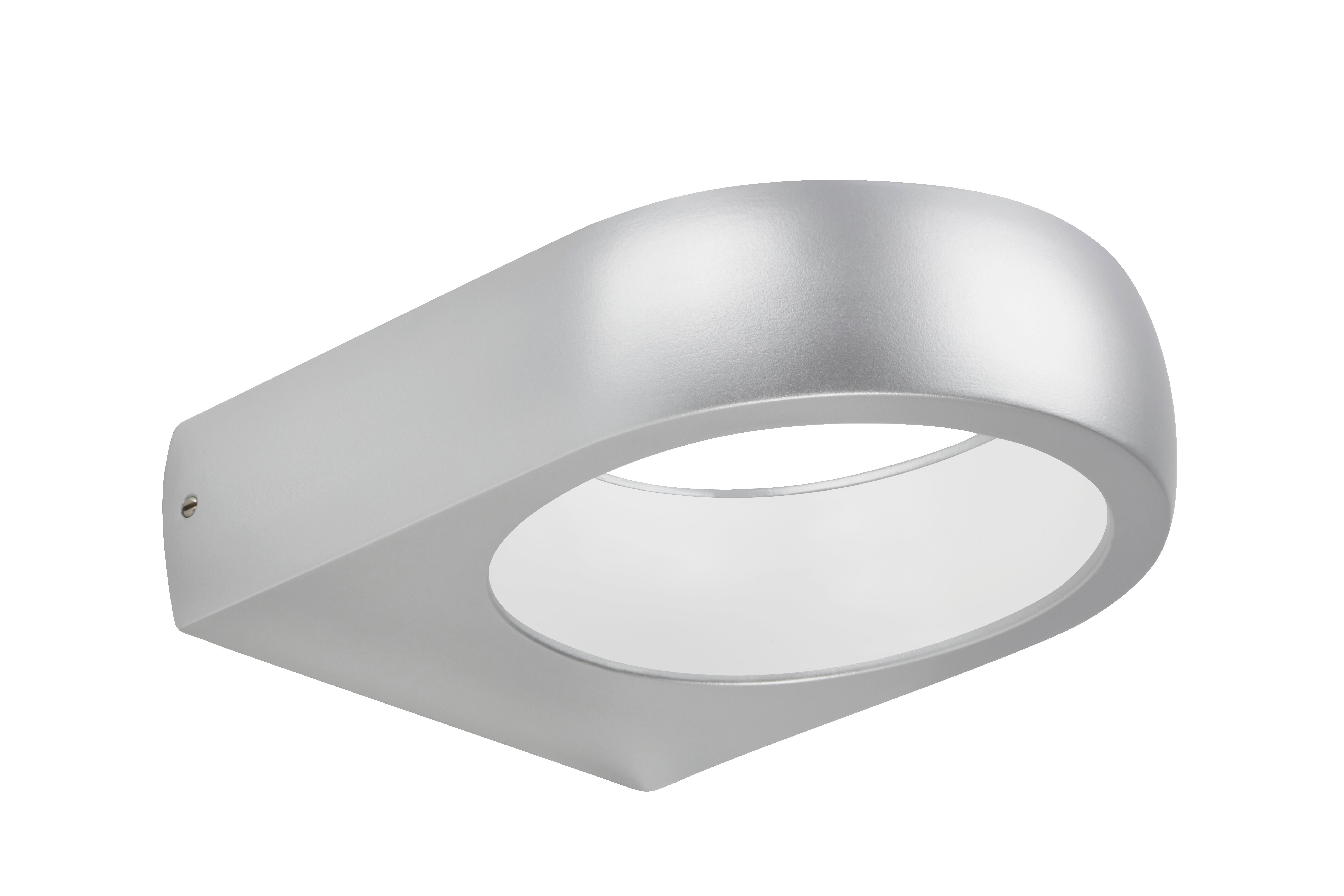 Aplique módulo led gris 680 lm