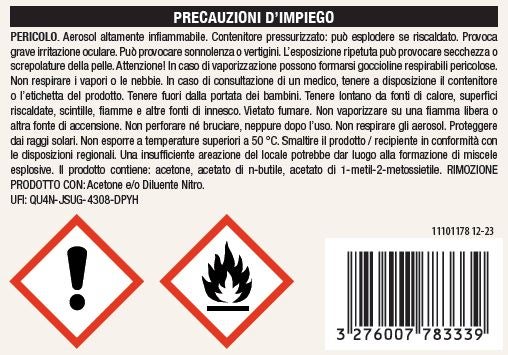 Spray LUXENS con solvente nero opaco 0.4 L - 3