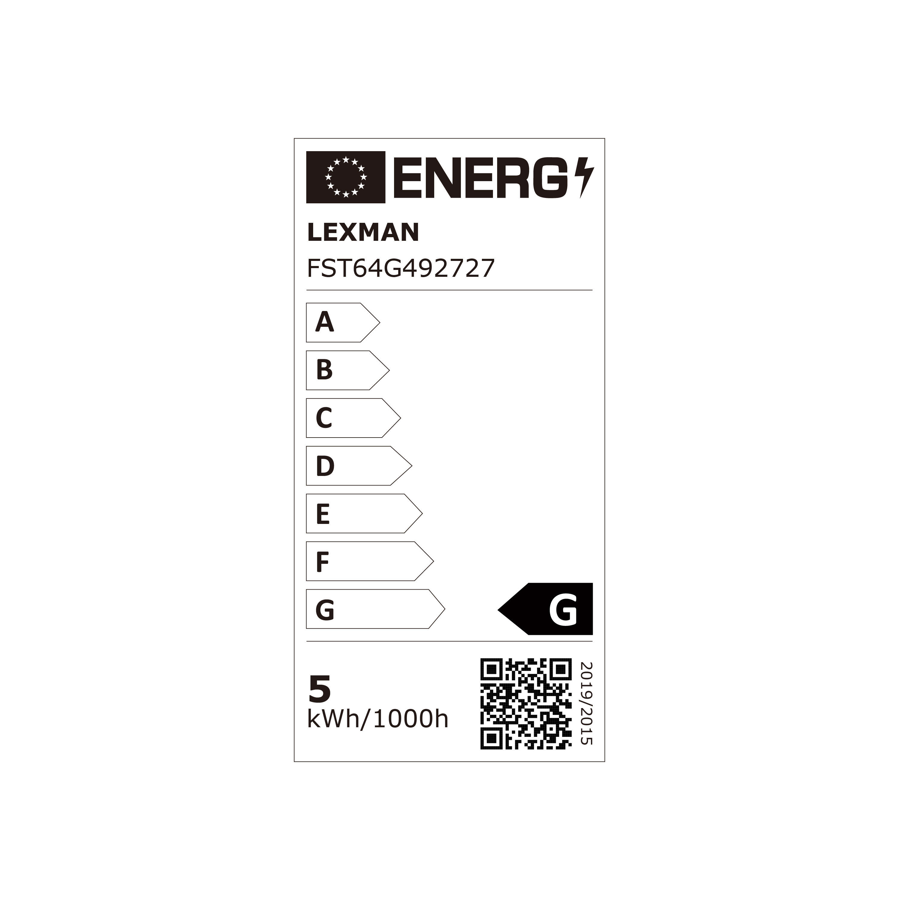 Bombilla decorativa LED filamento E27 Edison 400 lúmenes 4.9W color de la luz blanco cálido 2700K clase energética G - 6