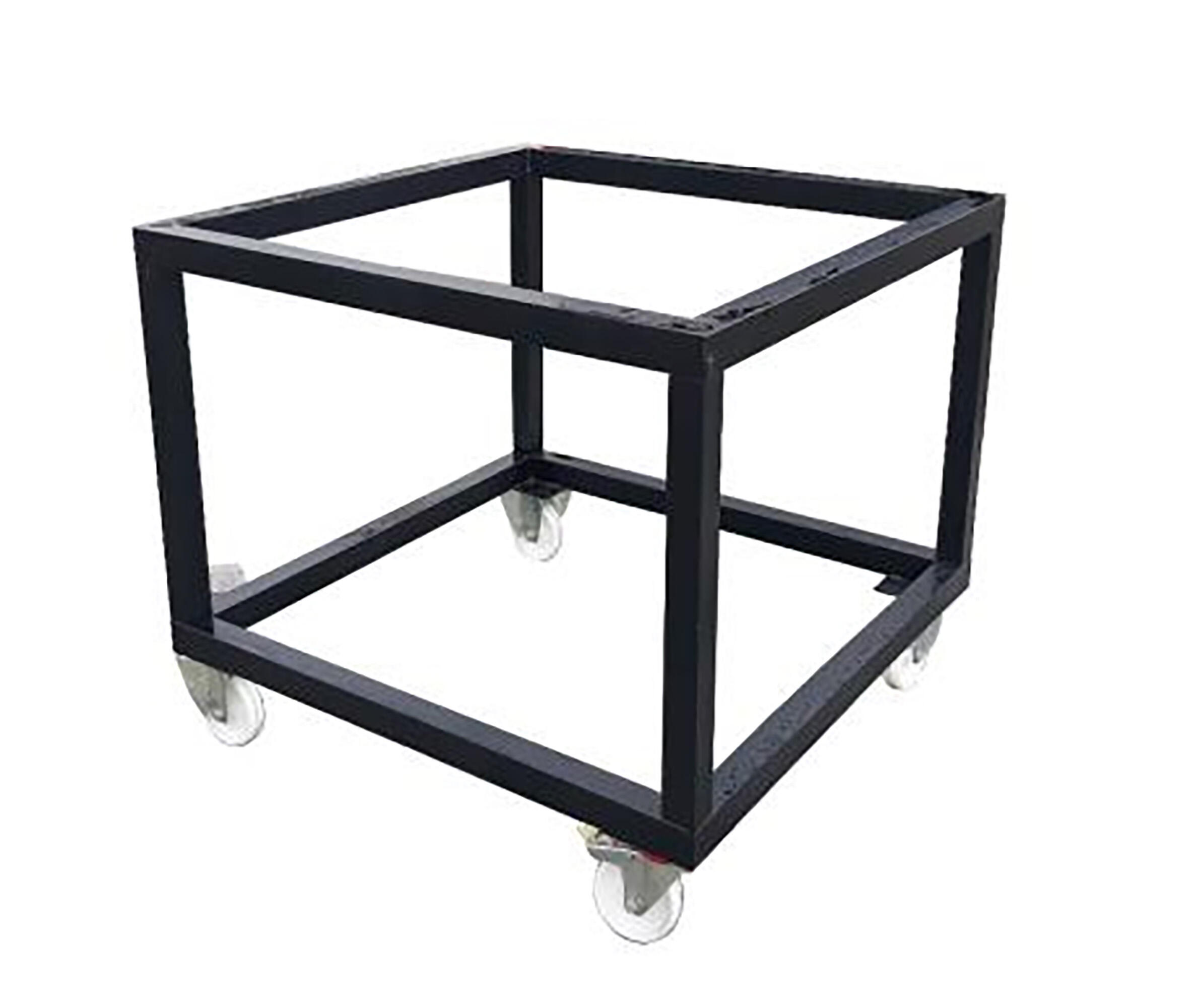 Base horno con ruedas de acero 83x80x80 cm
