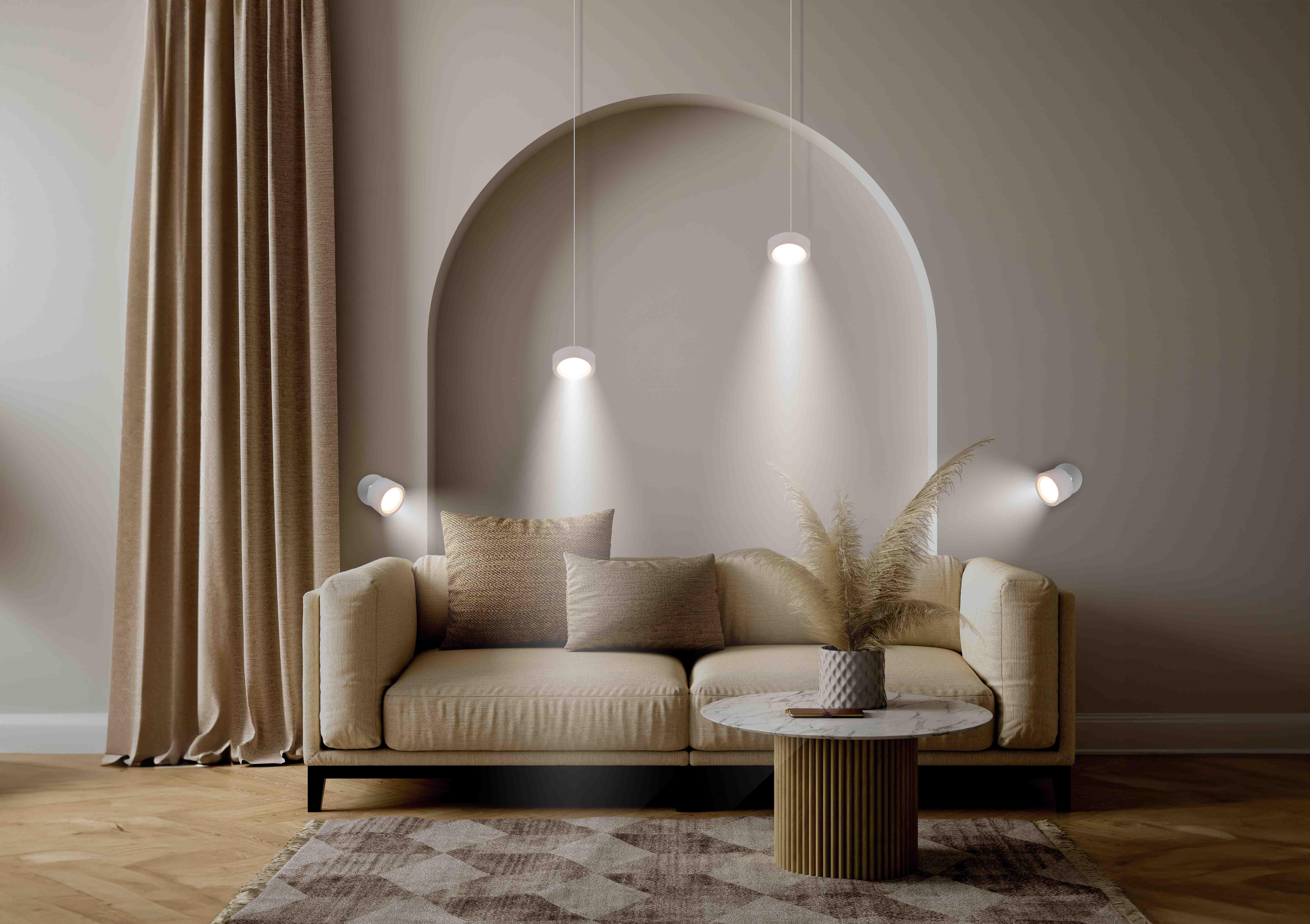 Applique LED, sans fil et rechargeable, blanc, Roll, NEW GARDEN - 4