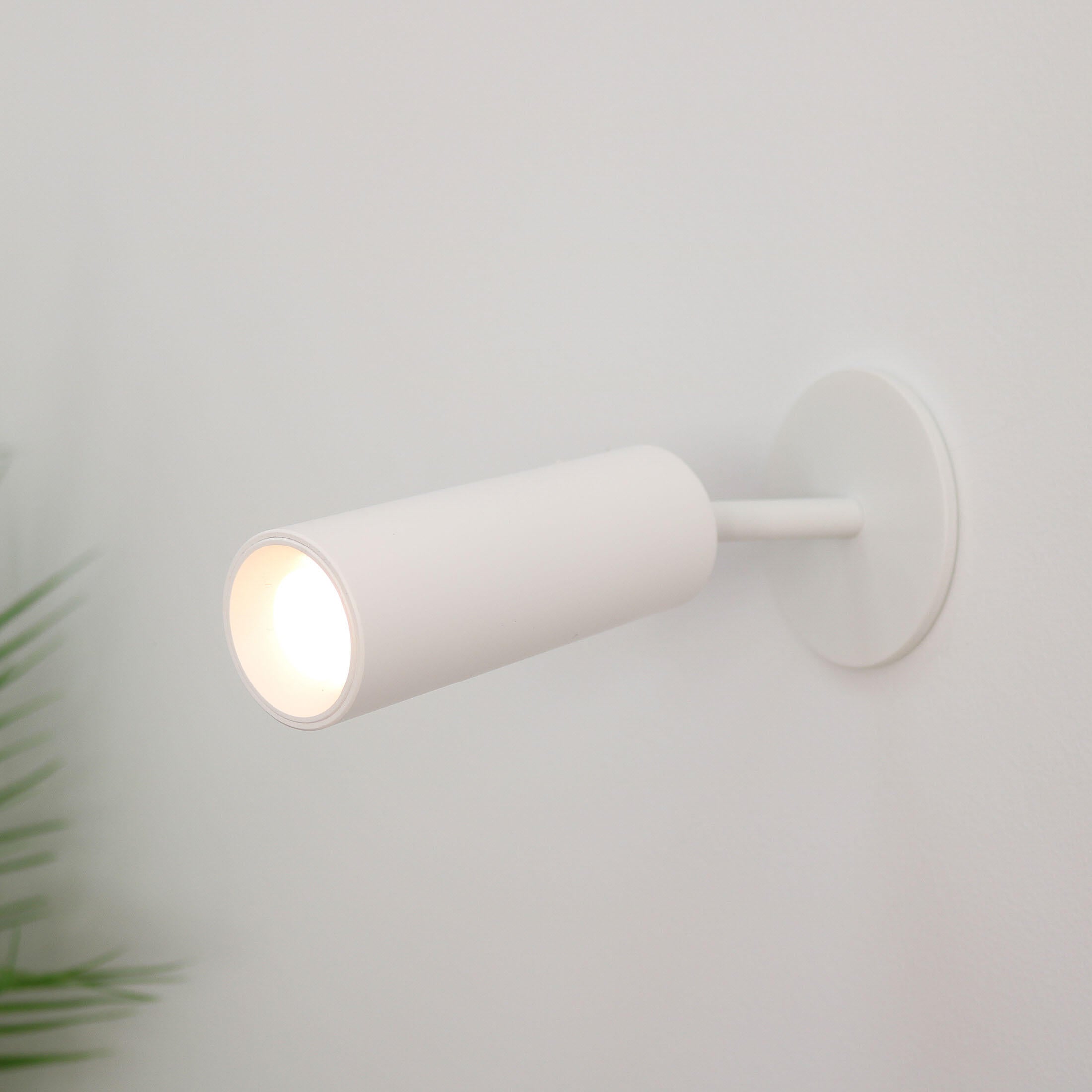 Aplique de pared LED recargable sin cables con interruptor Roll 4 NEW GARDEN blanco carga con batería luz cálida 3000K intensidad regulable IP20 300 lm - 14