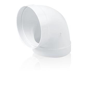 Codo circular 90º 120mm de diámetro