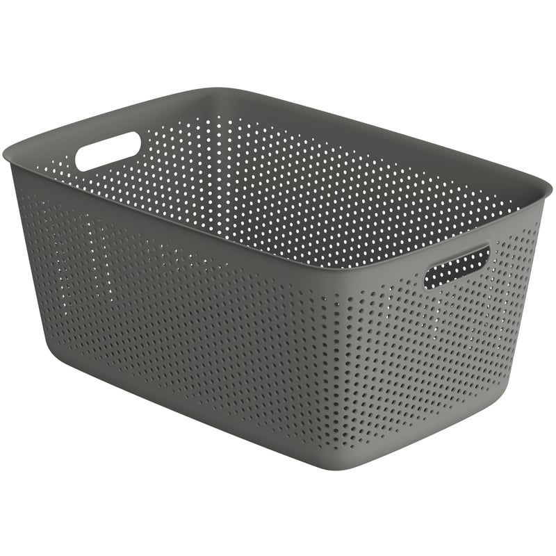 Pojemnik Openstore 45 l 58 x 26.5 x 39.5 cm szary Spaceo