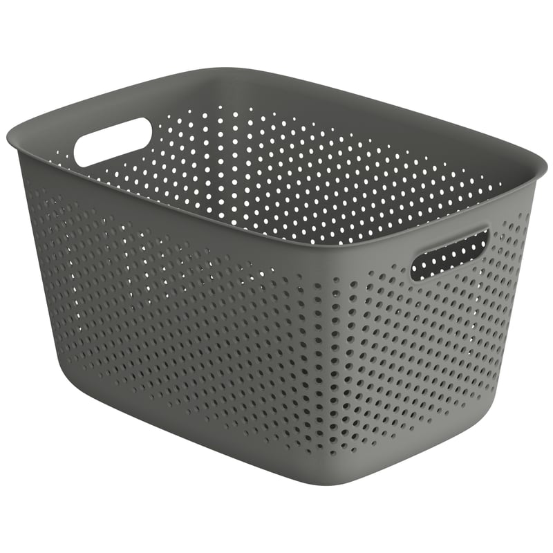 Pojemnik Openstore 17 l 39 x 22 x 29 cm szary Spaceo