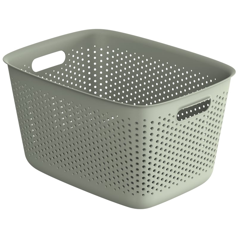 Pojemnik Openstore 17 l 39 x 22 x 29 cm zielony Spaceo