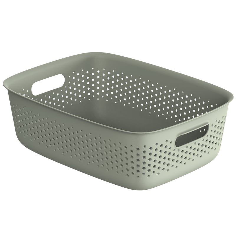 Pojemnik Openstore 10 l 39 x 13 x 29 cm zielony Spaceo