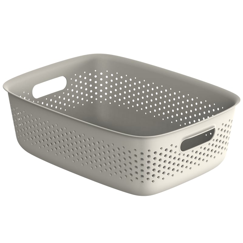 Pojemnik Openstore 10 l 39 x 13 x 29 cm biały Spaceo