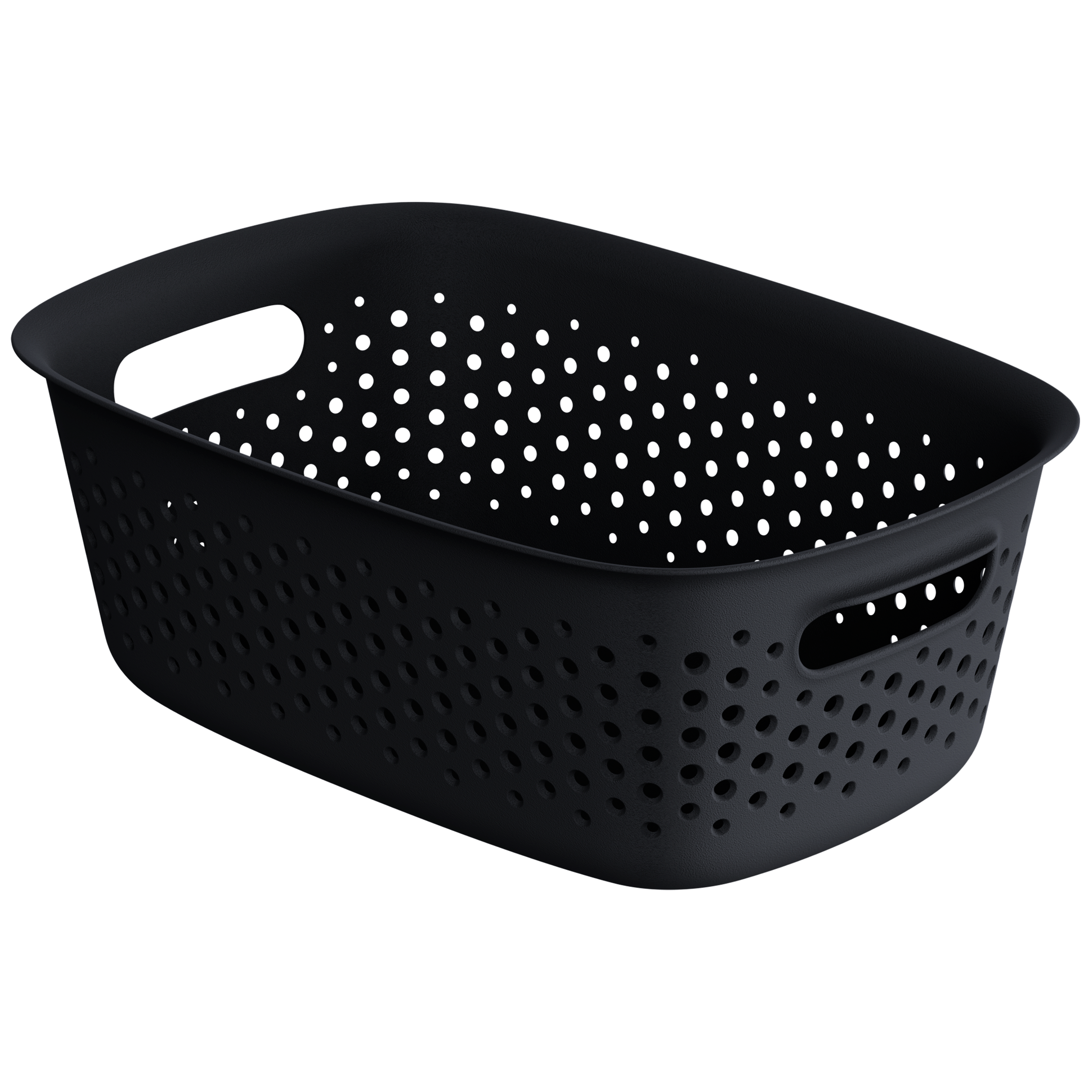 Pojemnik Openstore 3.5 l 28 x 10.5 x 19.5 cm czarny Spaceo