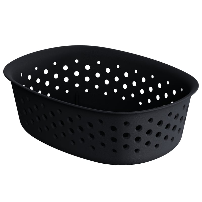 Pojemnik Openstore 0.8 l 18.5 x 6 x 13.5 cm czarny Spaceo