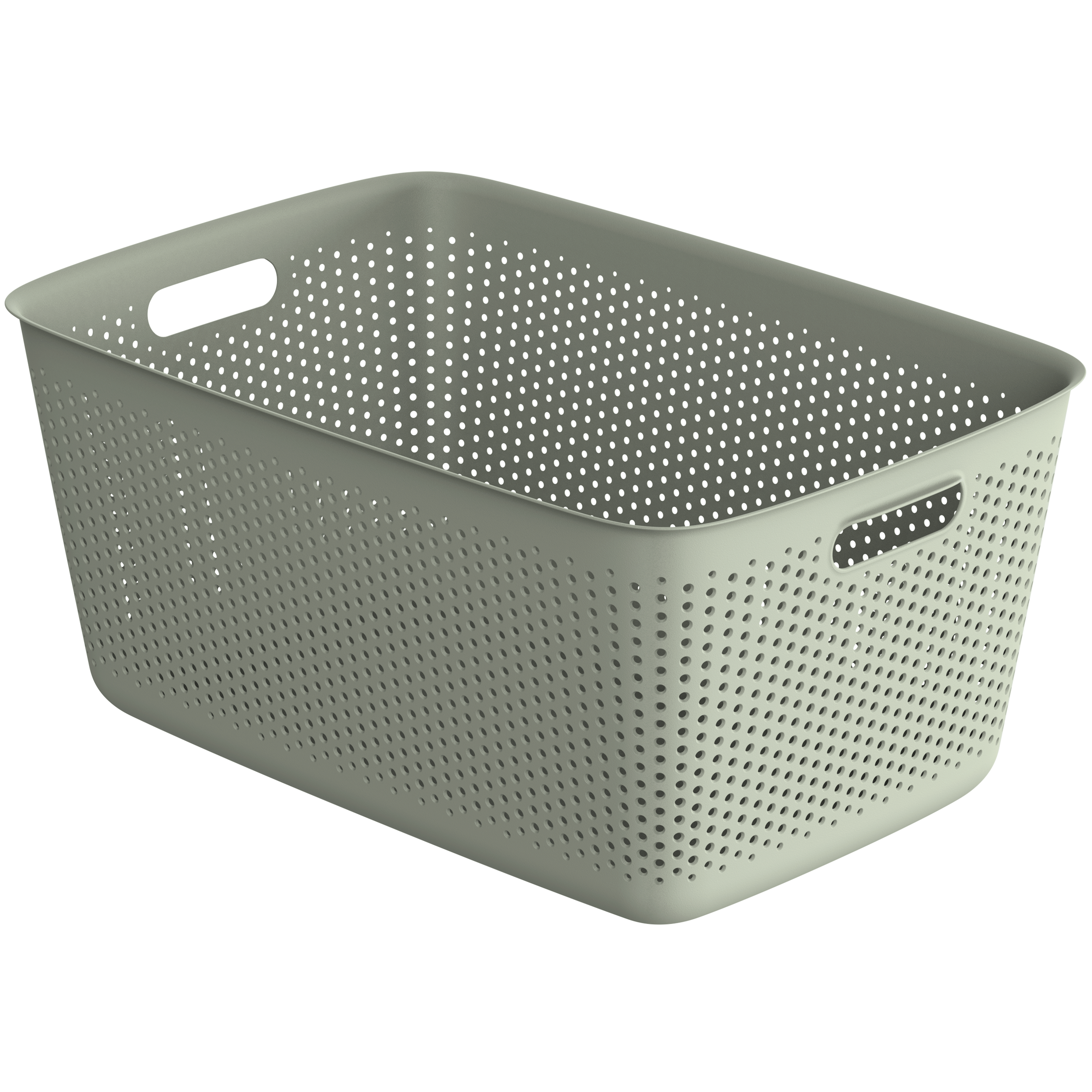 Pojemnik Openstore 45 l 58 x 26.5 x 39.5 cm zielony Spaceo