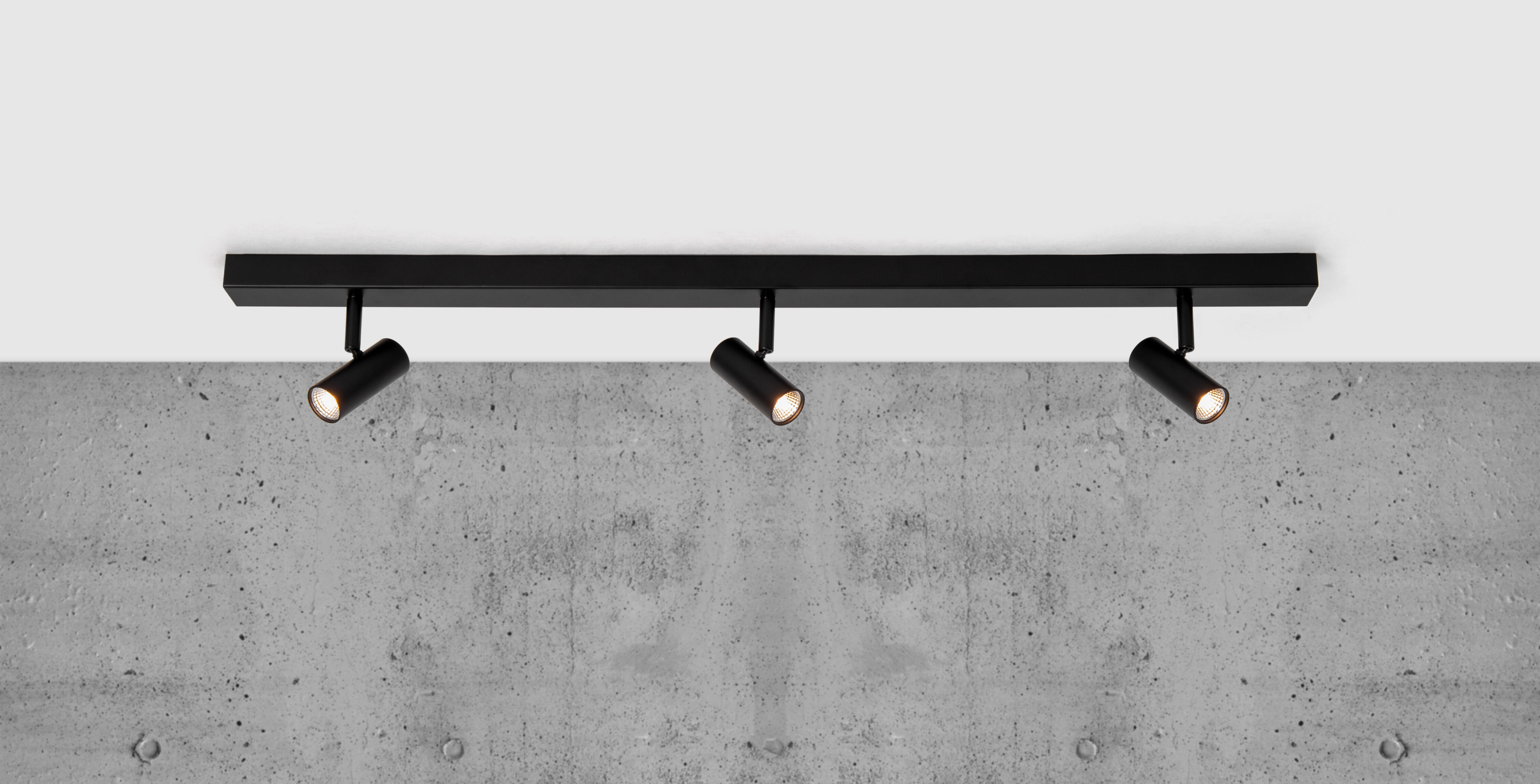 Suspension Omari, fer, noir, l.7.5 cm LED - 2