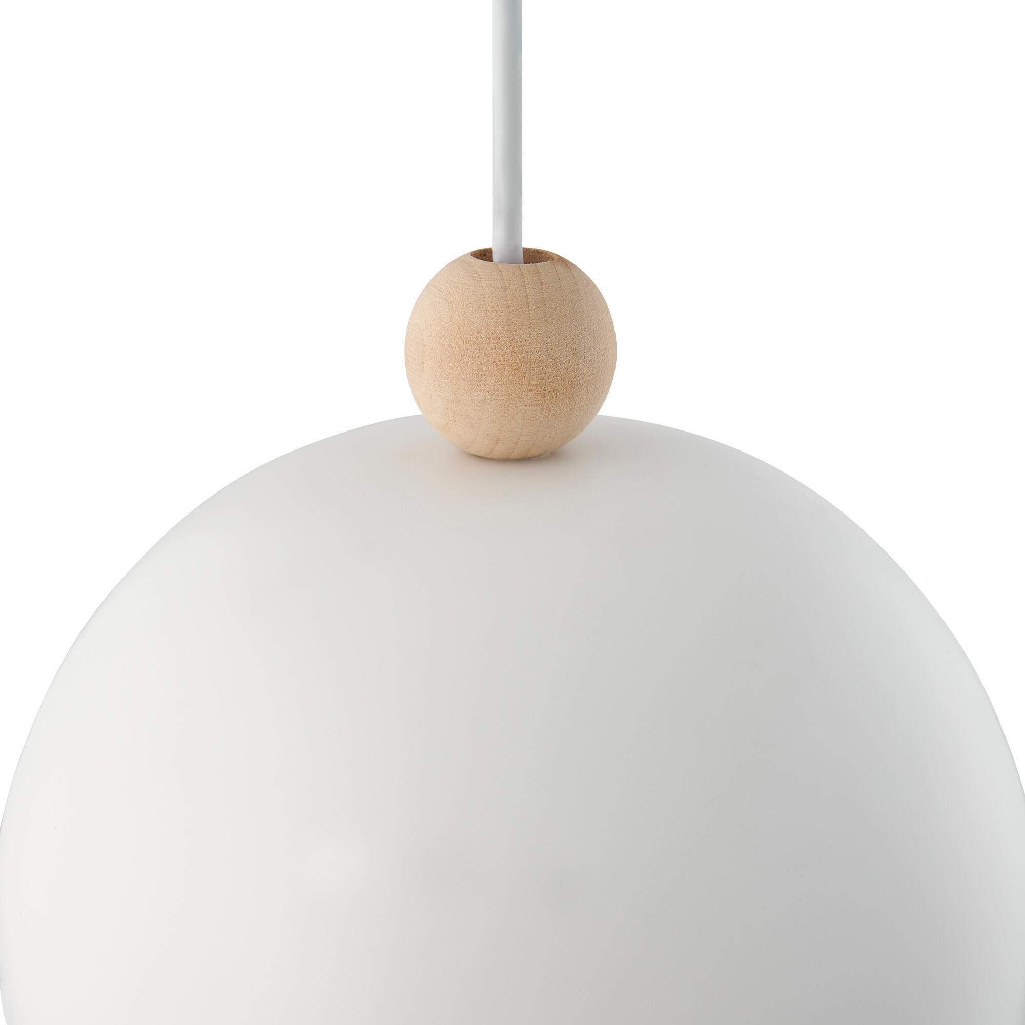 Suspension Gaston fer, blanc, Diam.20 cm, E27 - 3