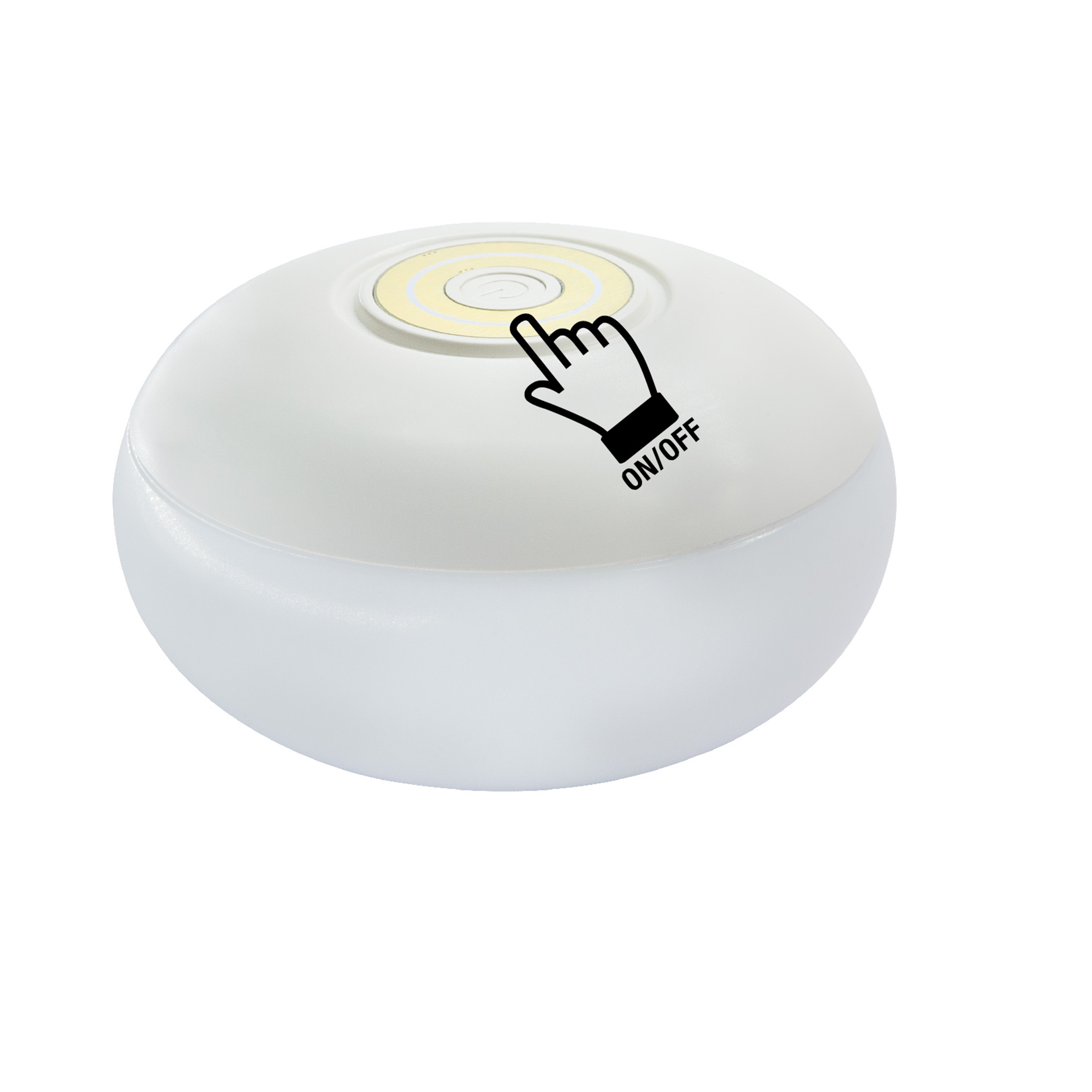Pack 3 Lámparas de mesa recargables y sin cables LED Alawa INSPIRE con estructura beige pantalla blanca luz cálida 3000K Ø de 21 cm - 9