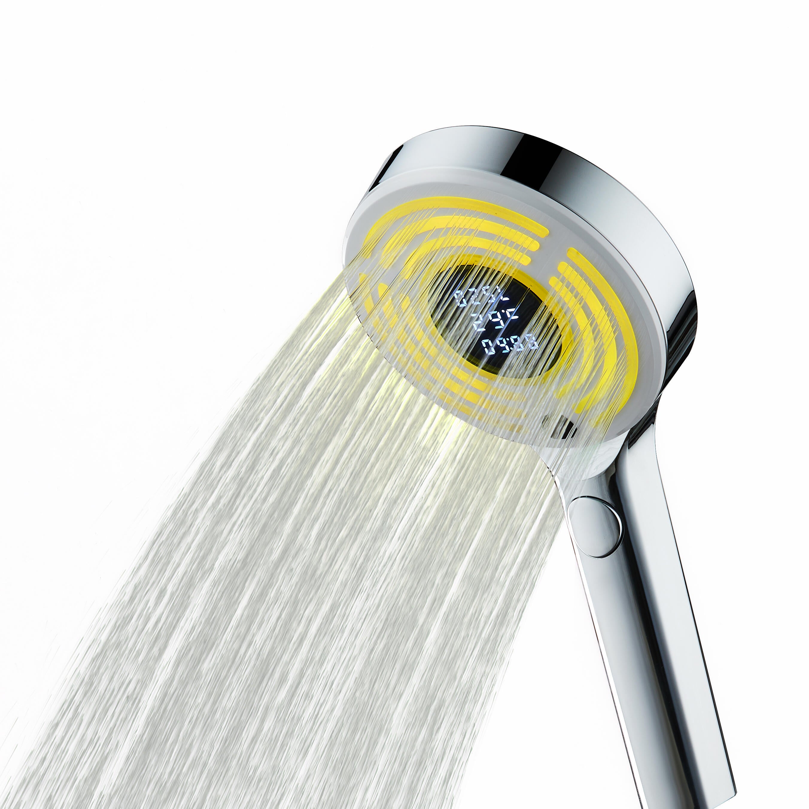 Pommeau de douche 3 jets chromé, EDOUARD ROUSSEAU Ekogest tempo - 3