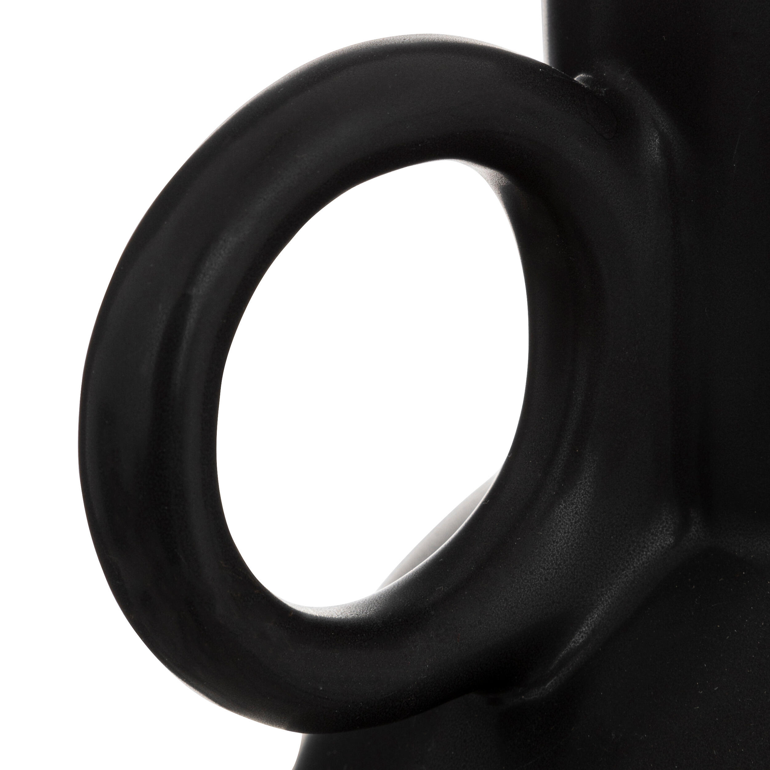 Vase en céramique, noir H.22 - 3