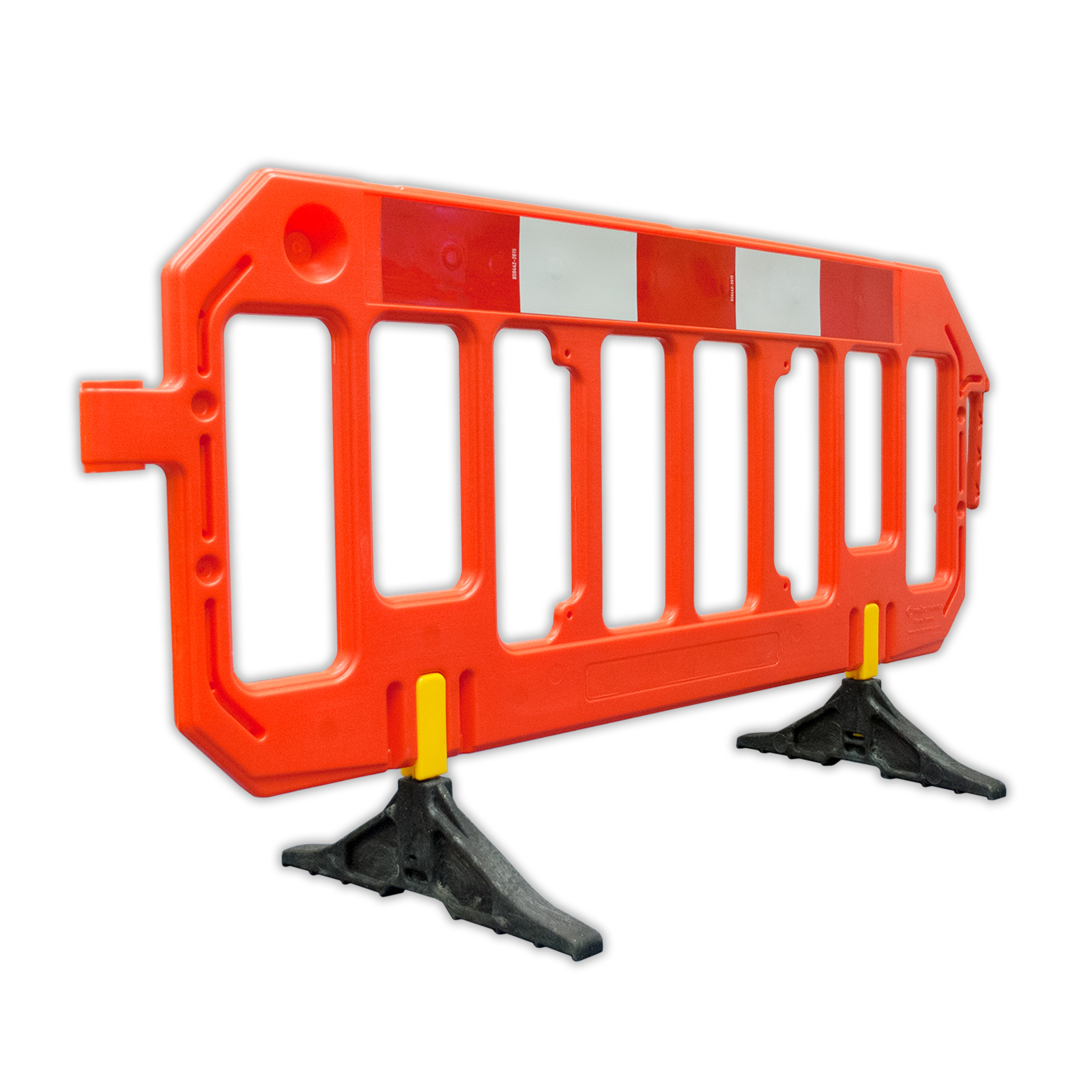 Valla de plástico color naranja para balizamiento 2 metros
