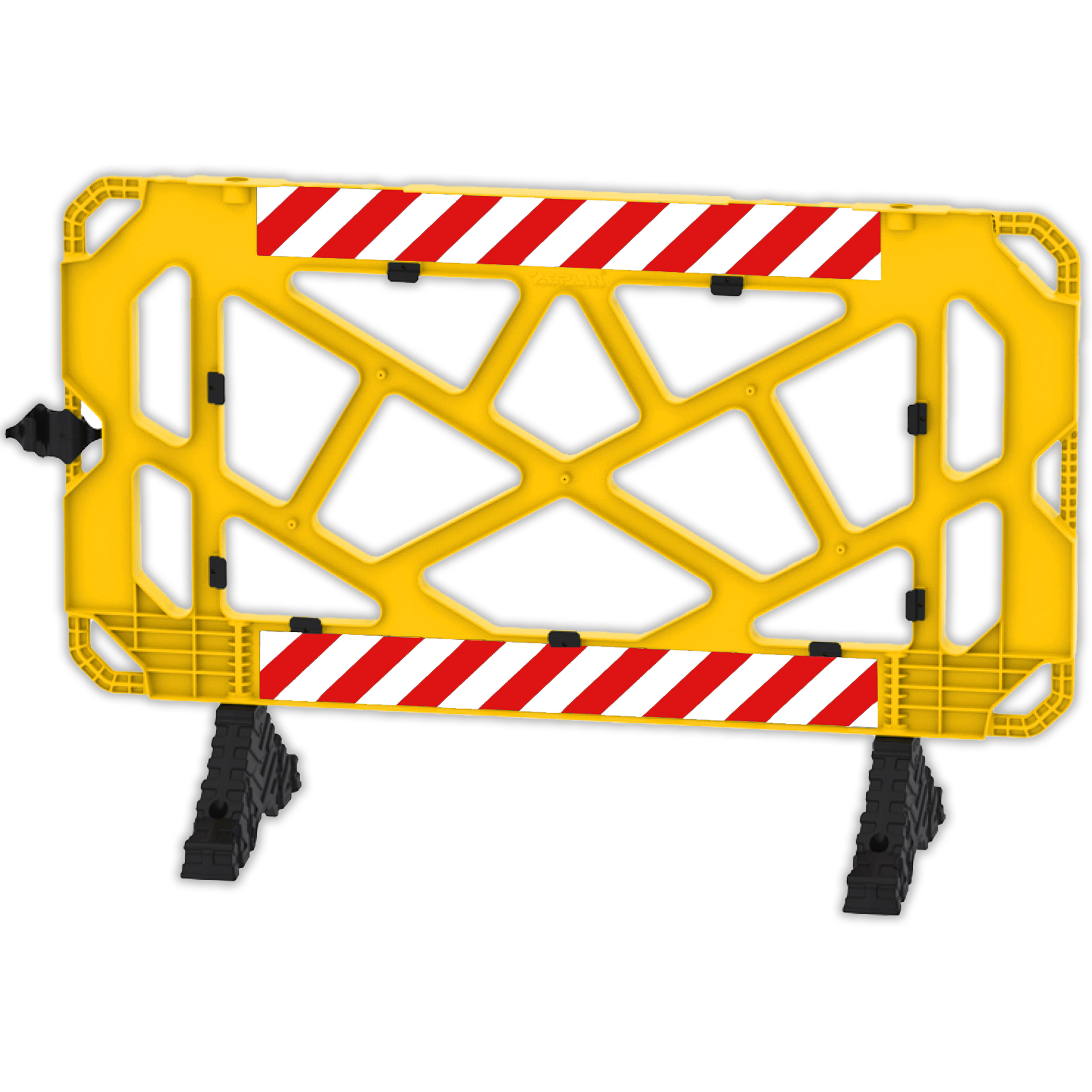 Valla de plástico color amarillo de balizamiento 1,5 metros