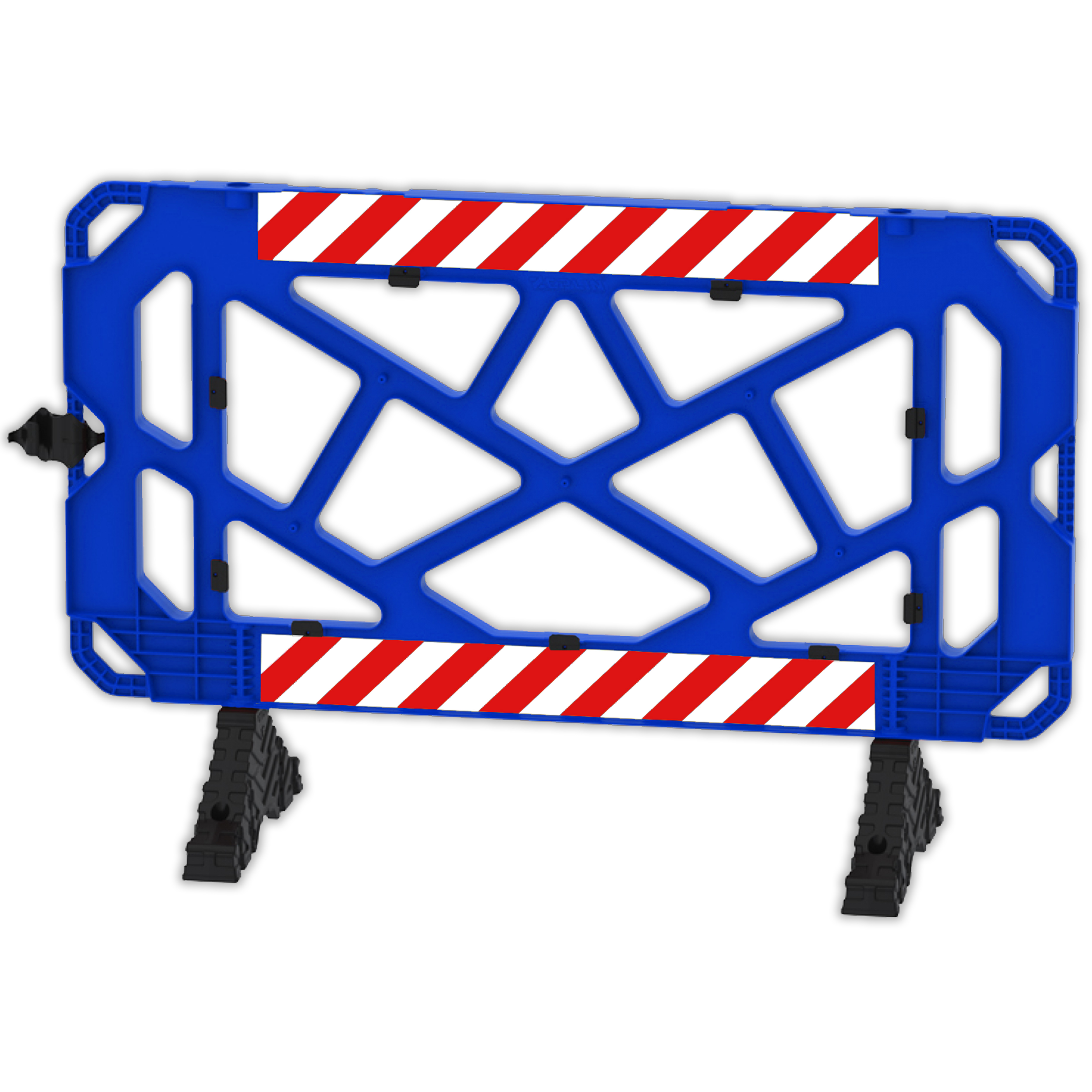 Valla de plástico color azul de balizamiento 1,5 metros