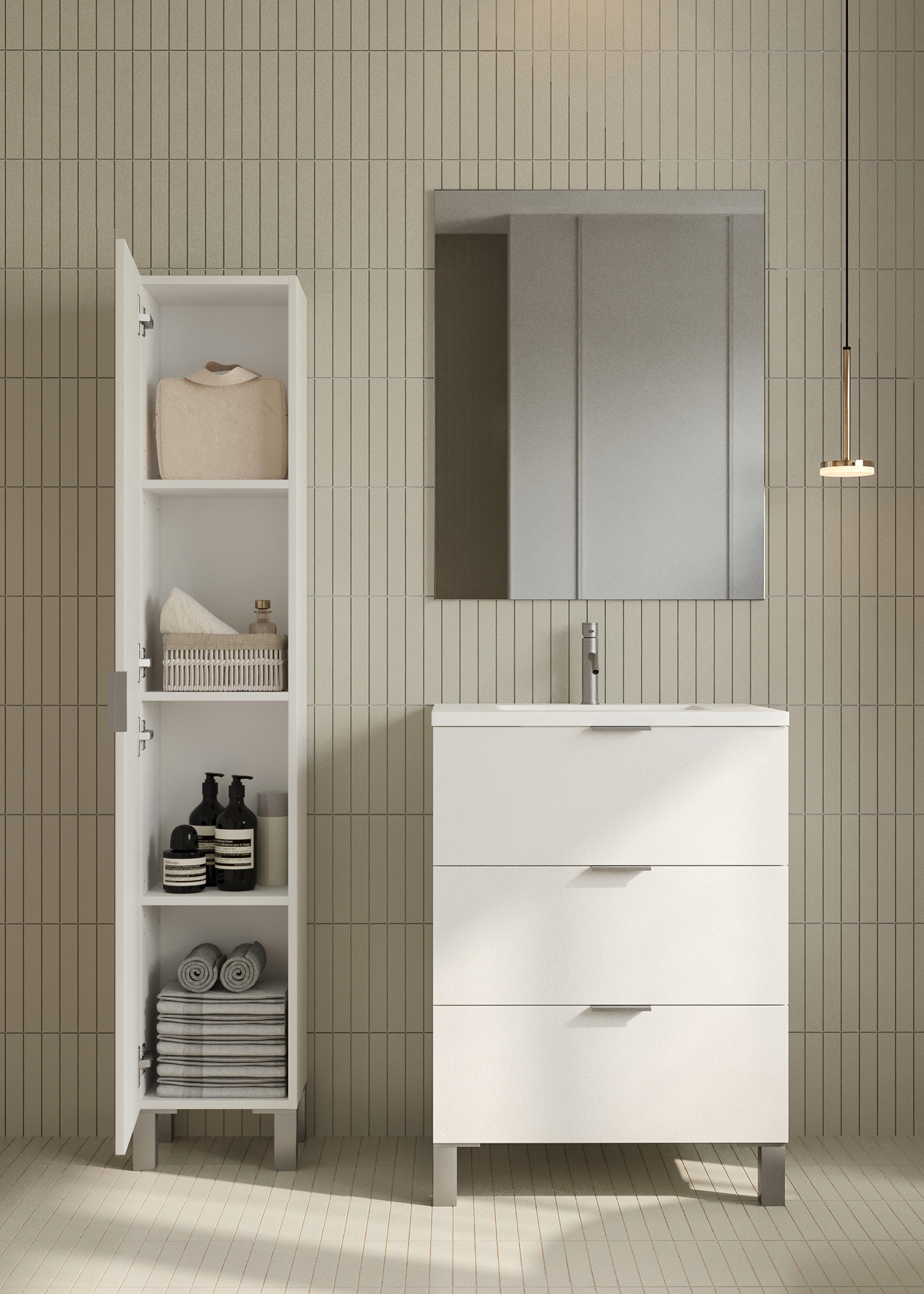 Columna de baño Lain blanco 30x164x25.1 cm - 2