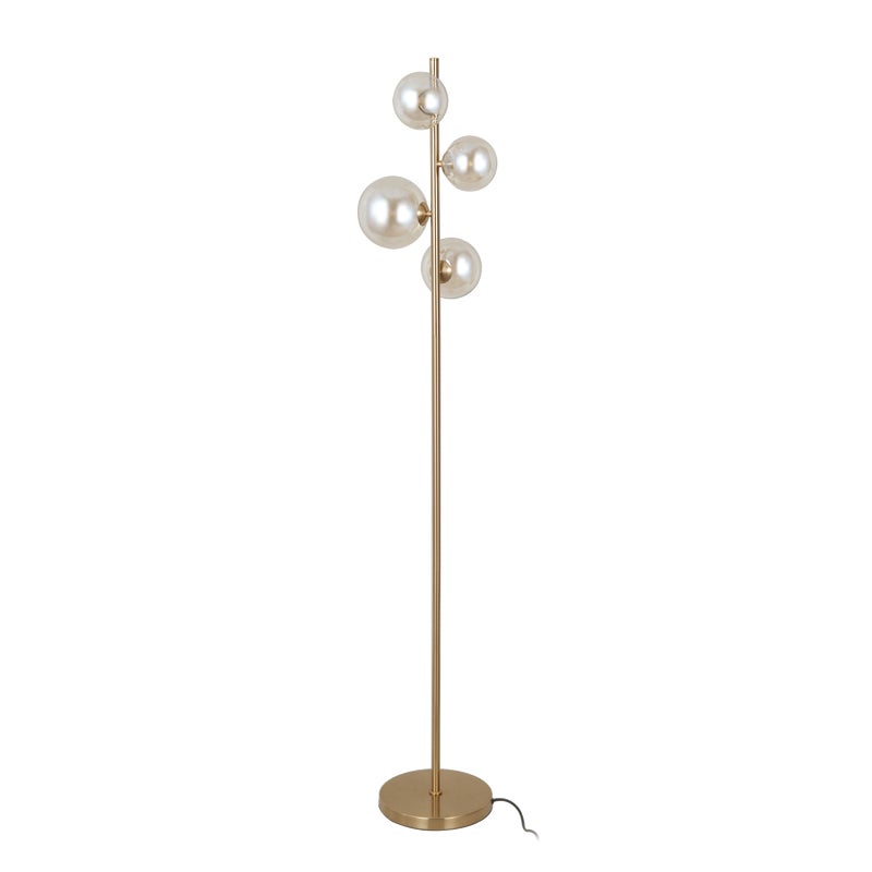 Lampa podłogowa Canello bursztyn 4 x G9 Italux