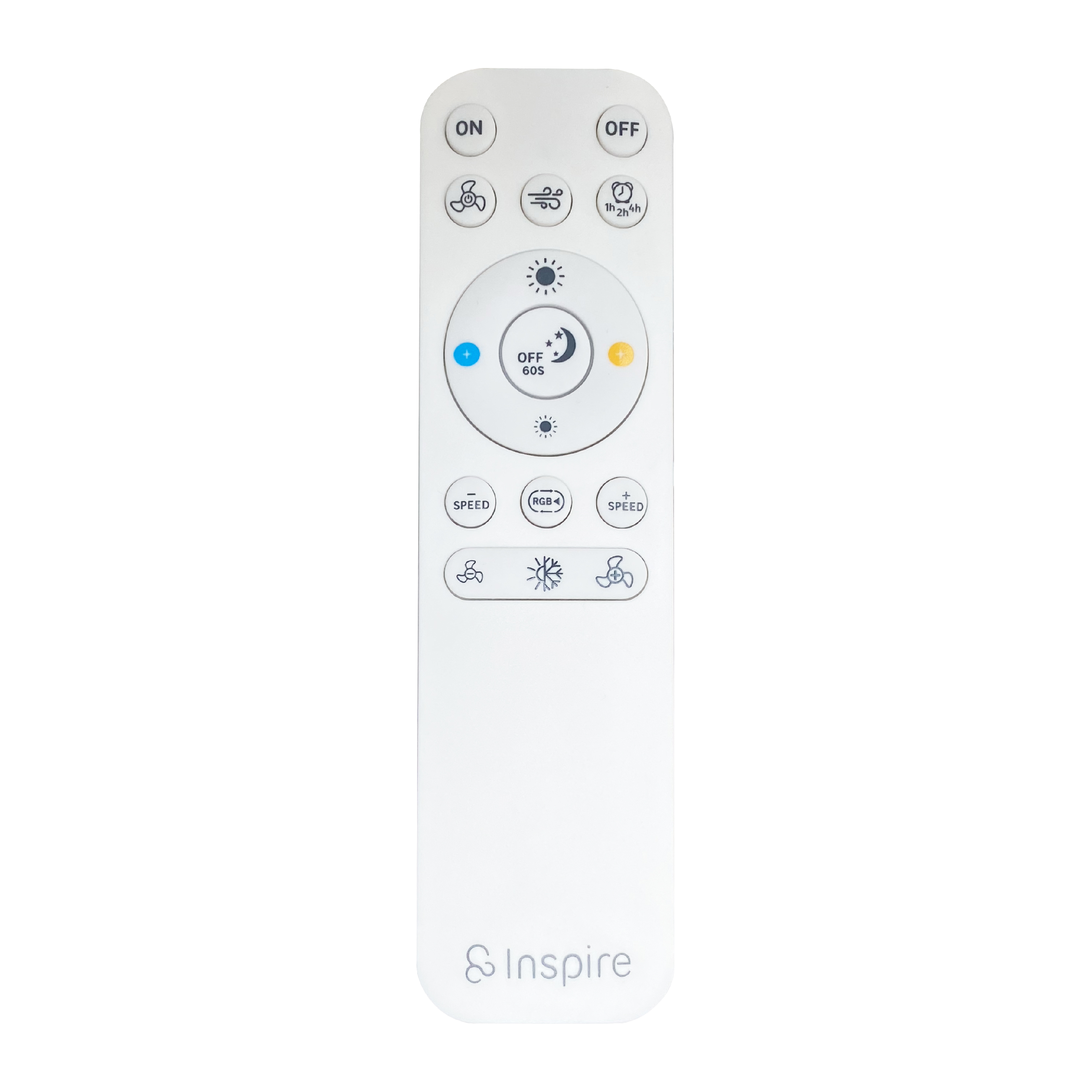Lampowentylator Estepa śr. 58 cm RGB 7650 lm LED Inspire - 8